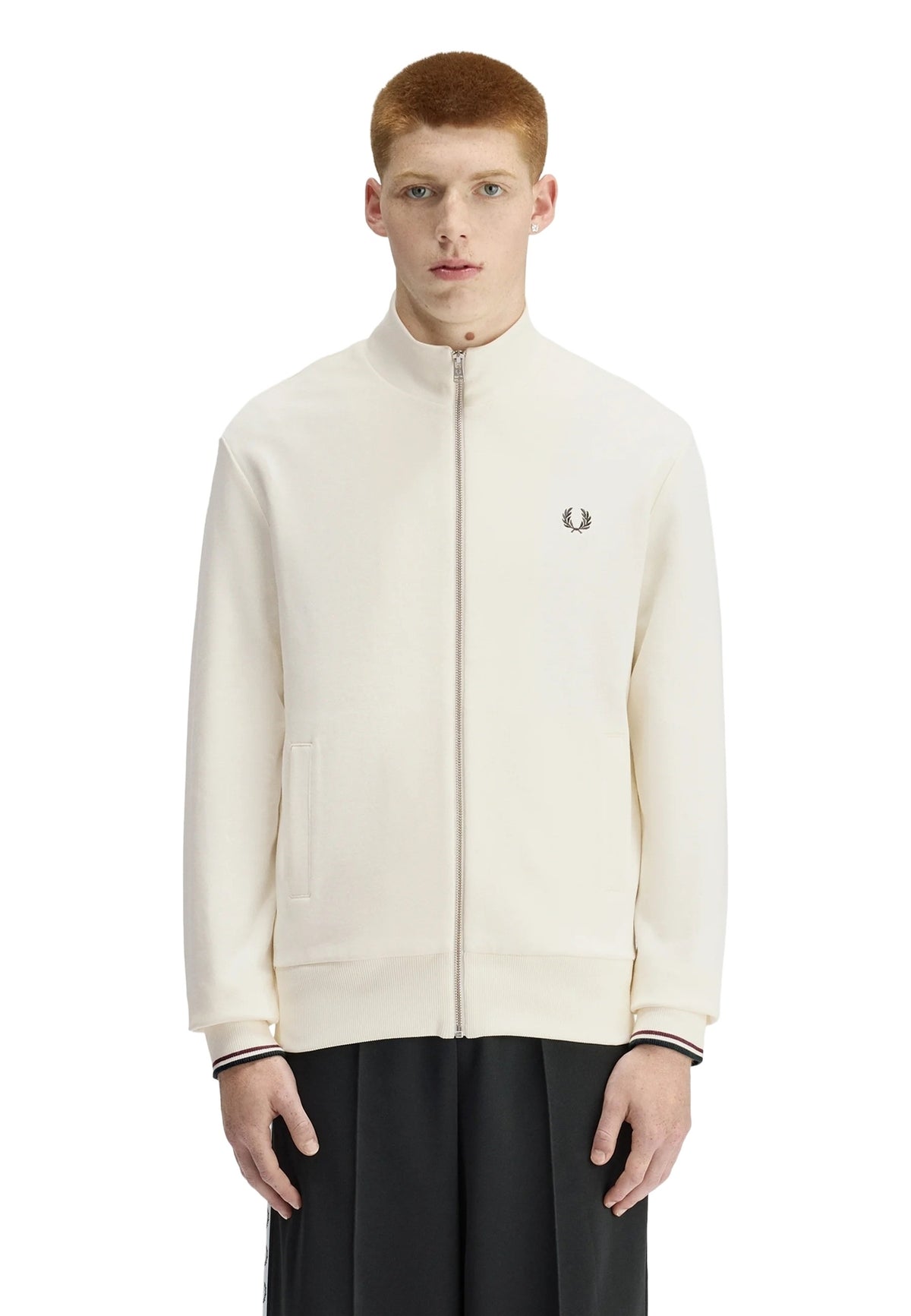 CHAQUETA FRED PERRY CRUDA ZIP THROUGH SWEATSHIRT