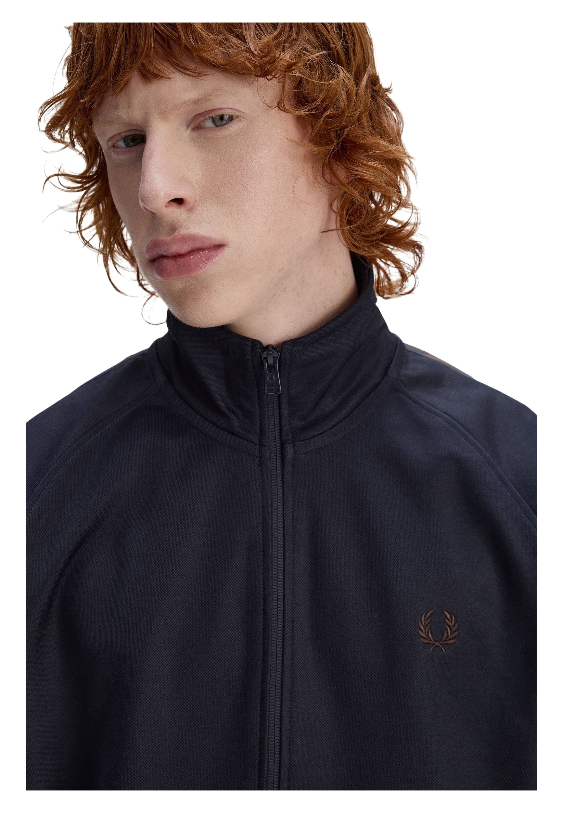 CHAQUETA FRED PERRY MARINO CONTRAST TAPE TRACKJACKET