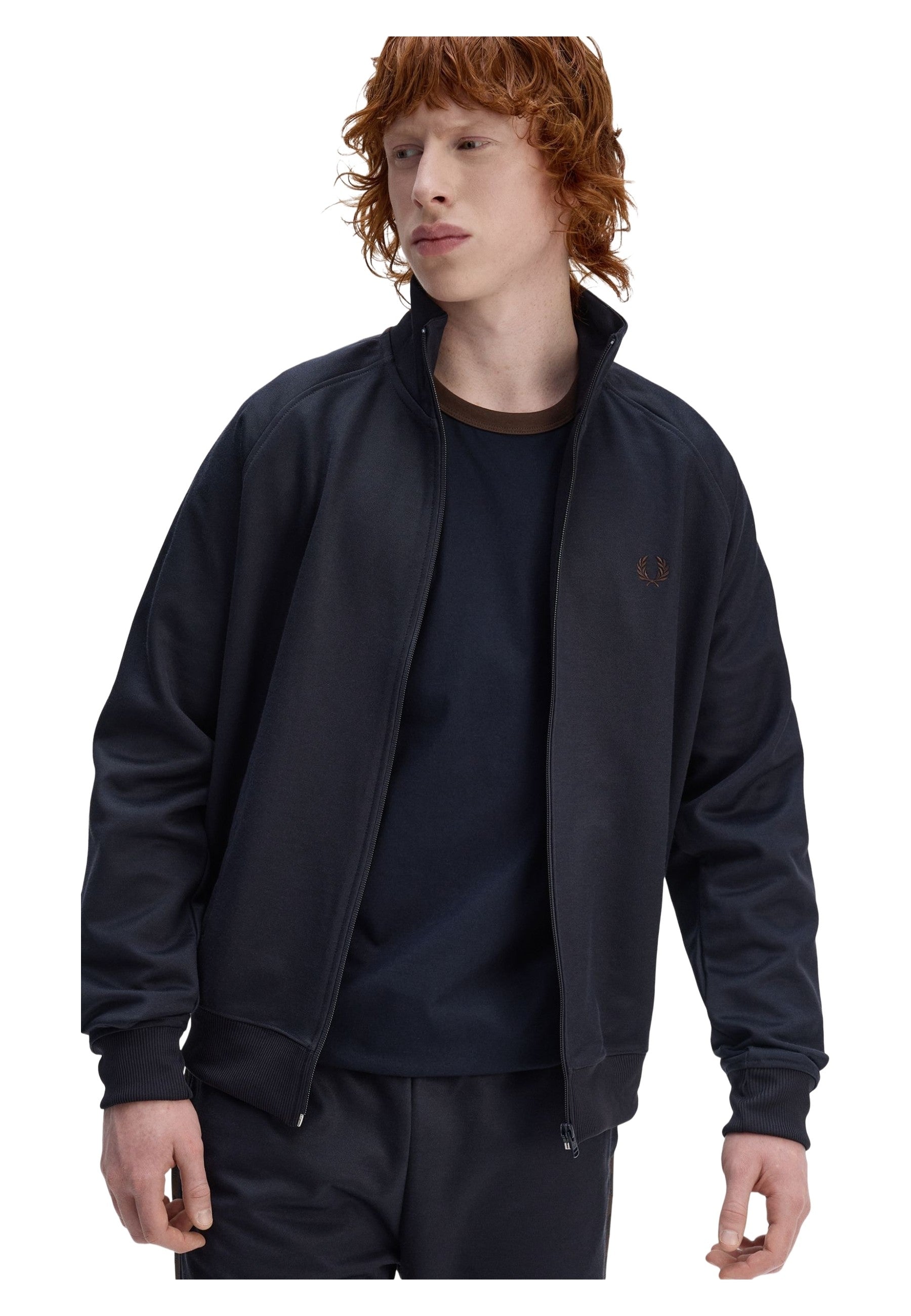 CHAQUETA FRED PERRY MARINO CONTRAST TAPE TRACKJACKET