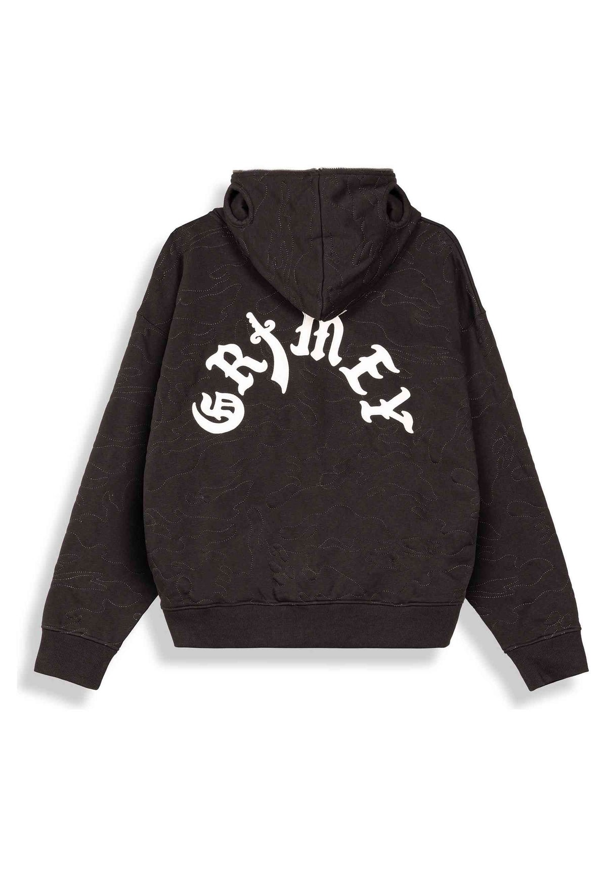 chaqueta Grimey Odd Cutlass Zipper Hoodie negra - vista 2