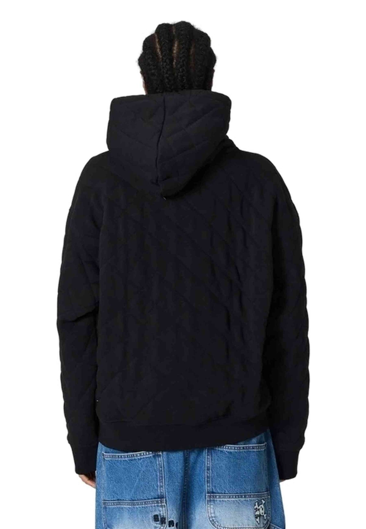 CHAQUETA GRIMEY NEGRA THE PROPS QUILTED ZIP HOODIE
