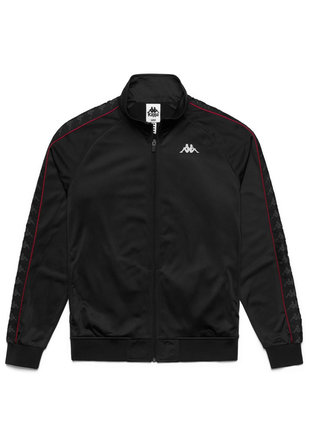 CHAQUETA KAPPA NEGRA ANNISTON SLIM 222 BANDA JACKET