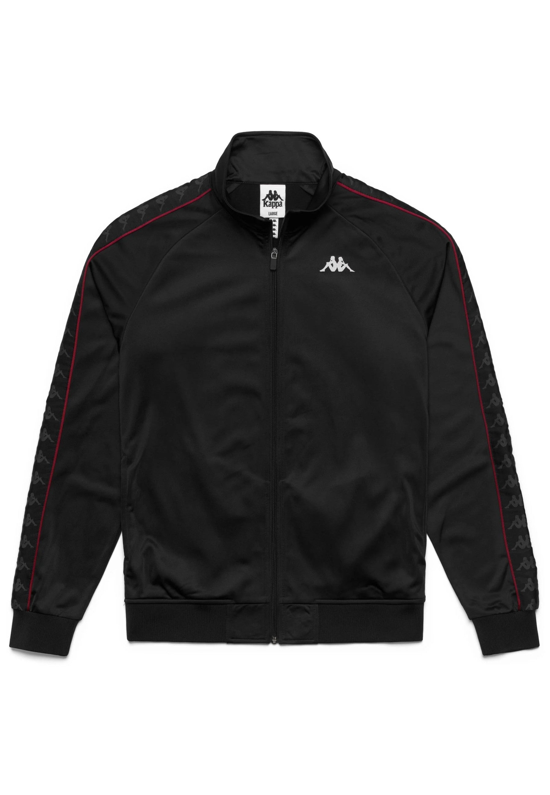 CHAQUETA KAPPA NEGRA ANNISTON SLIM 222 BANDA JACKET