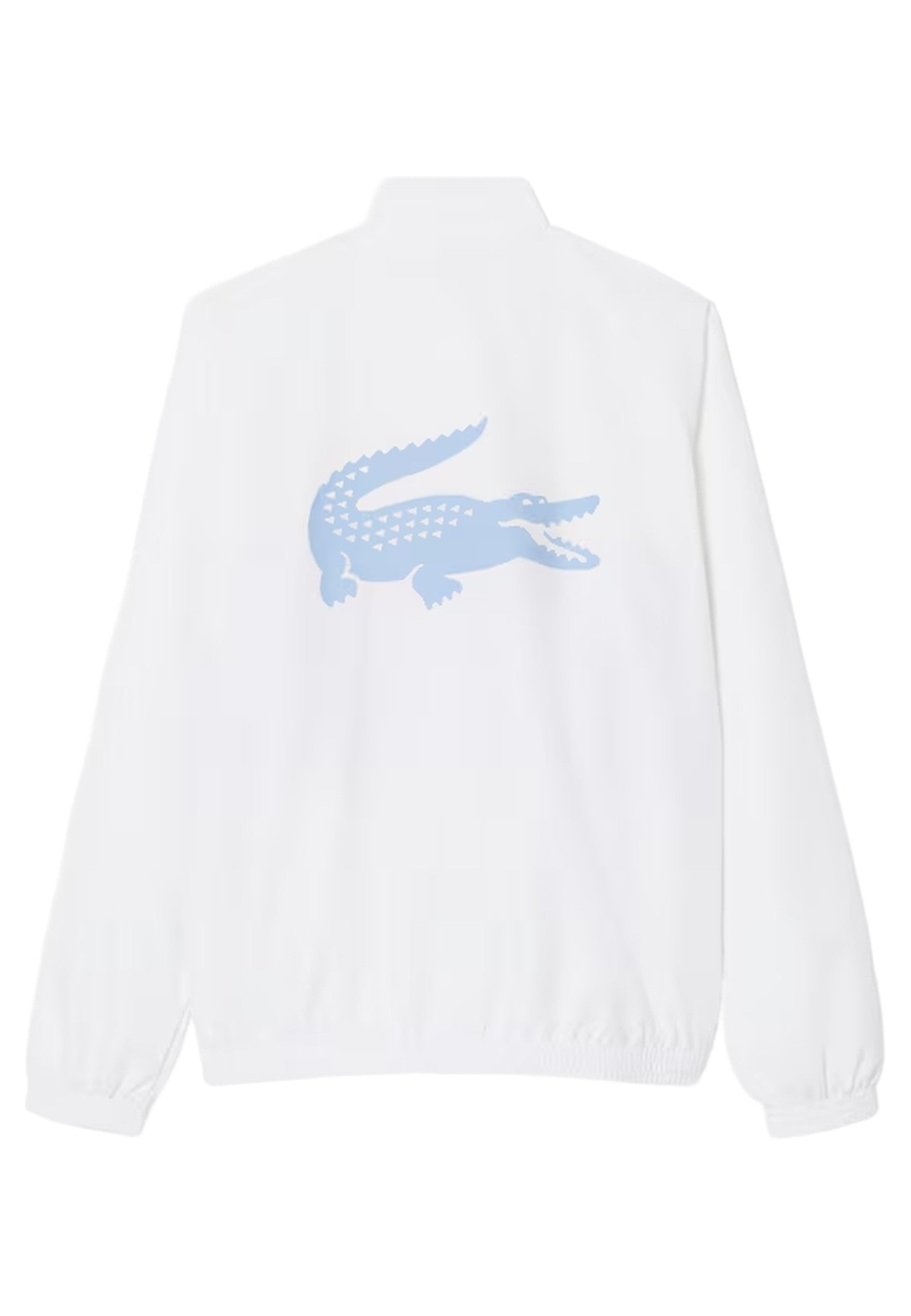 CHAQUETA LACOSTE BLANCA BACK CROCO TRACKJACKET