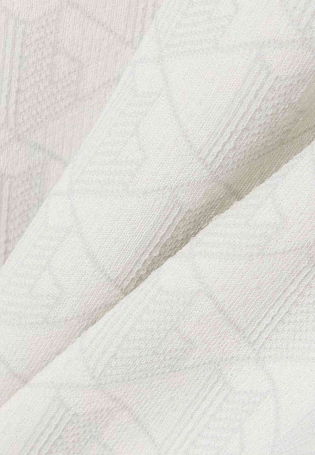CHAQUETA LACOSTE BLANCA MONOGRAM JACQARD PARID FULL ZIP JACKET
