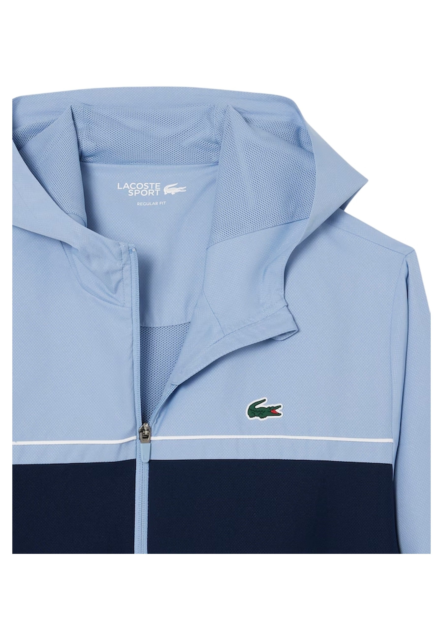 CHAQUETA LACOSTE CELESTE TAFETAN TRACKJACKET