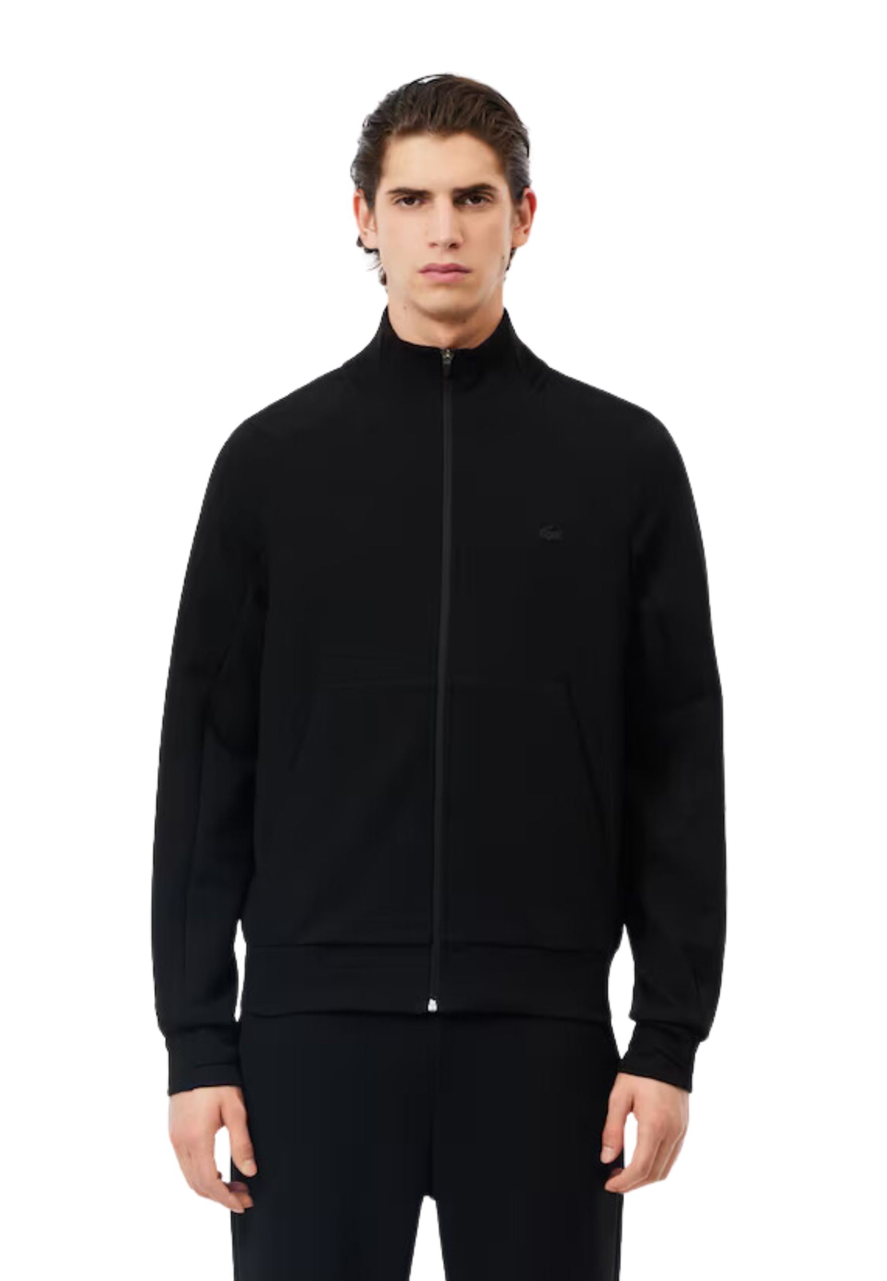 CHAQUETA LACOSTE NEGRA POLY BLACK ON BLACK TRACKJACKET