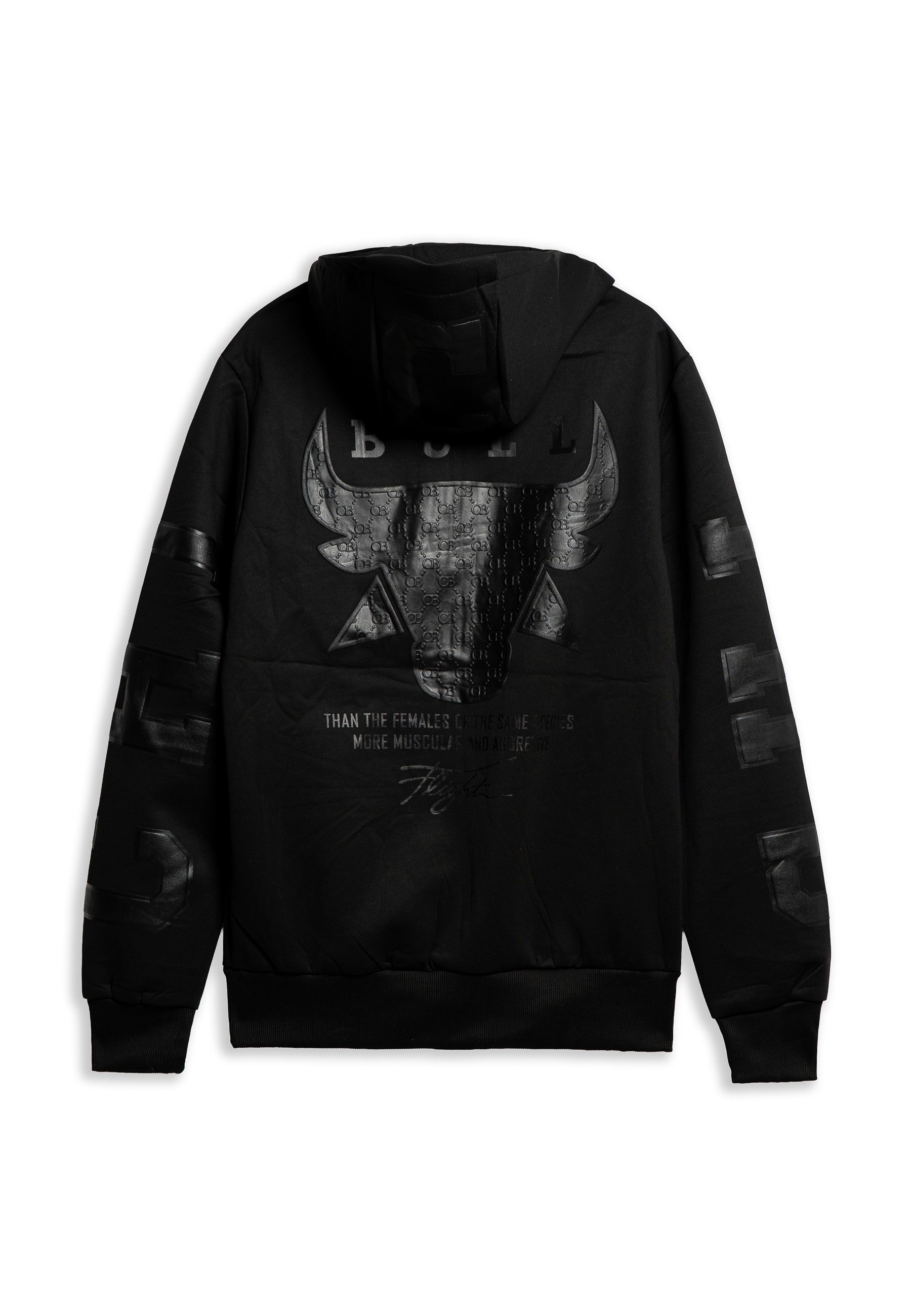 CHAQUETA NEGRA BULL FLIGHT TRACKJACKET