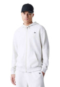 CHAQUETA NEW ERA GRIS ESSENTIALS FULL ZIP HOODIE