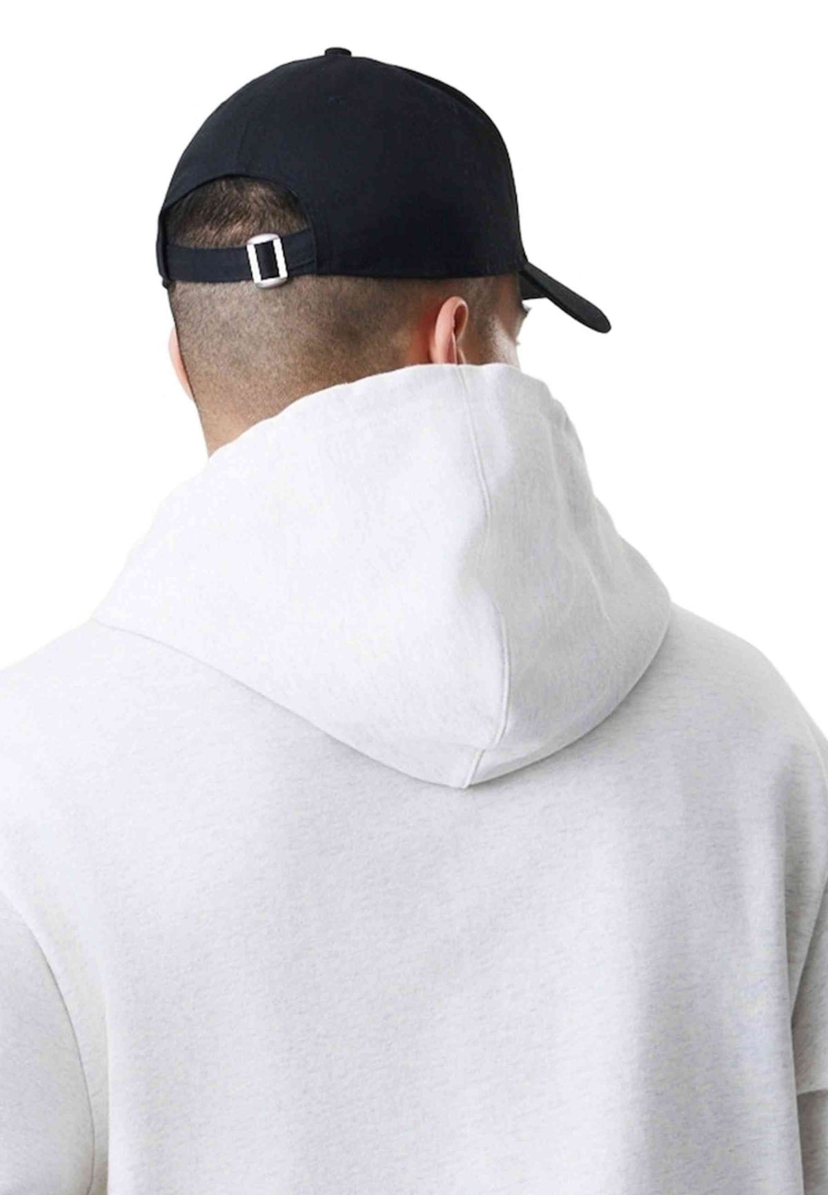 CHAQUETA NEW ERA GRIS ESSENTIALS FULL ZIP HOODIE