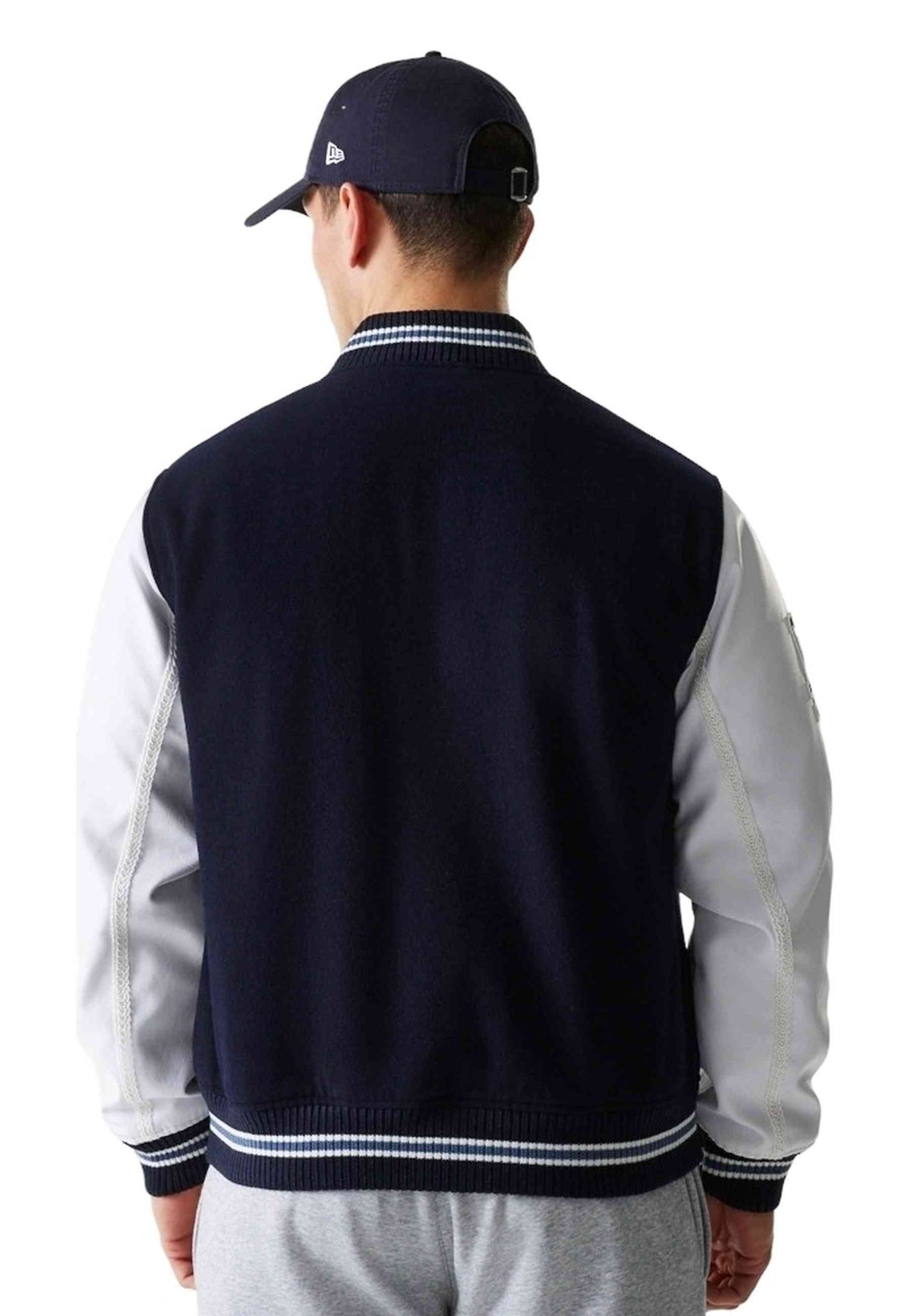 CHAQUETA NEW ERA MARINO LOS ANGELES DODGERS MLB WORDMARK VARSITY JACKET