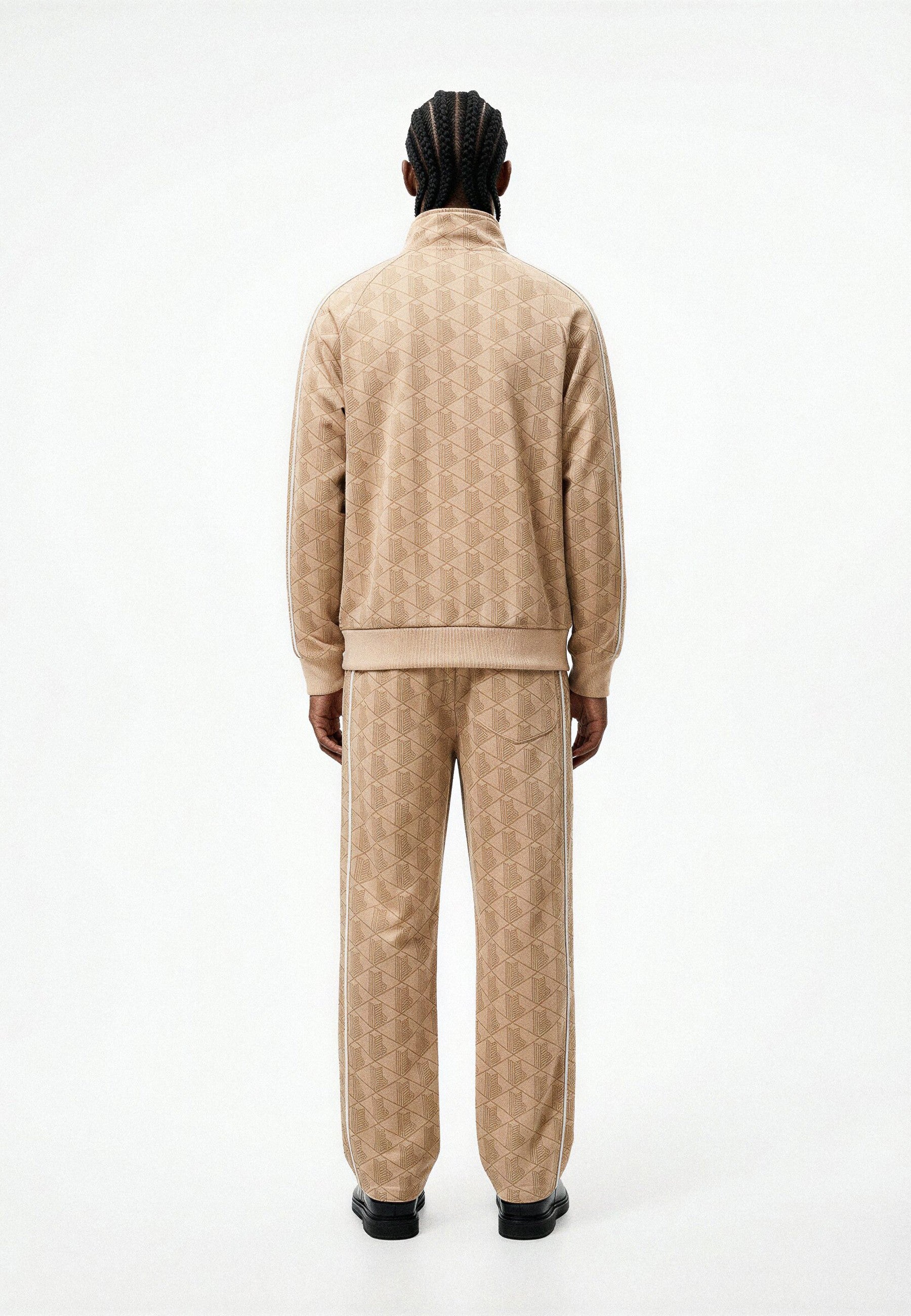 CHAQUETA TOSTADA MONOGRAPHIC ZIPPED TRACKJACKET