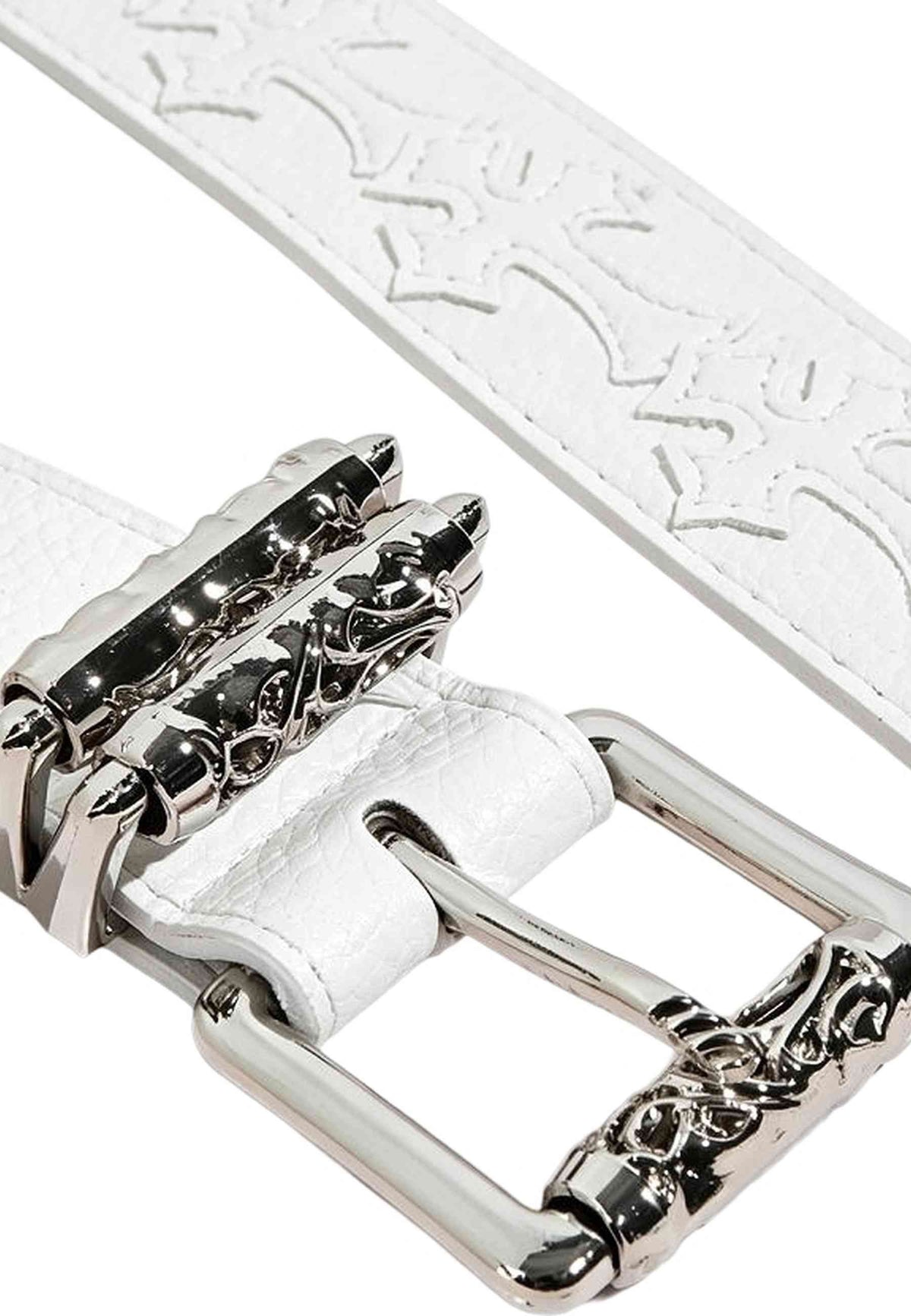 CINTURON BLANCO CROSS BELT