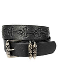 CINTURON NEGRO CROSS BELT
