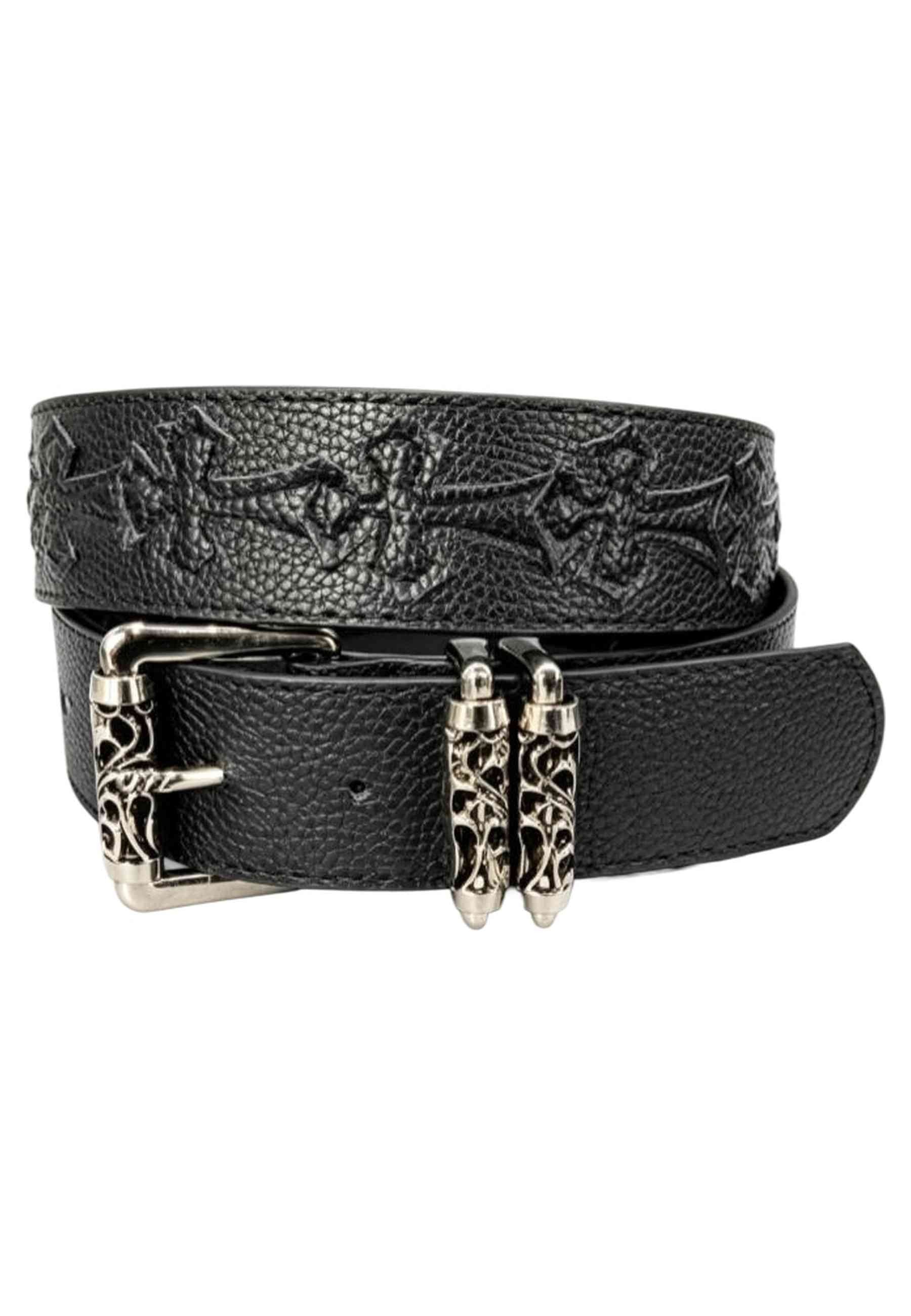 CINTURON NEGRO CROSS BELT