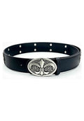 CINTURON NEGRO DAGGER LIS BUCKLE