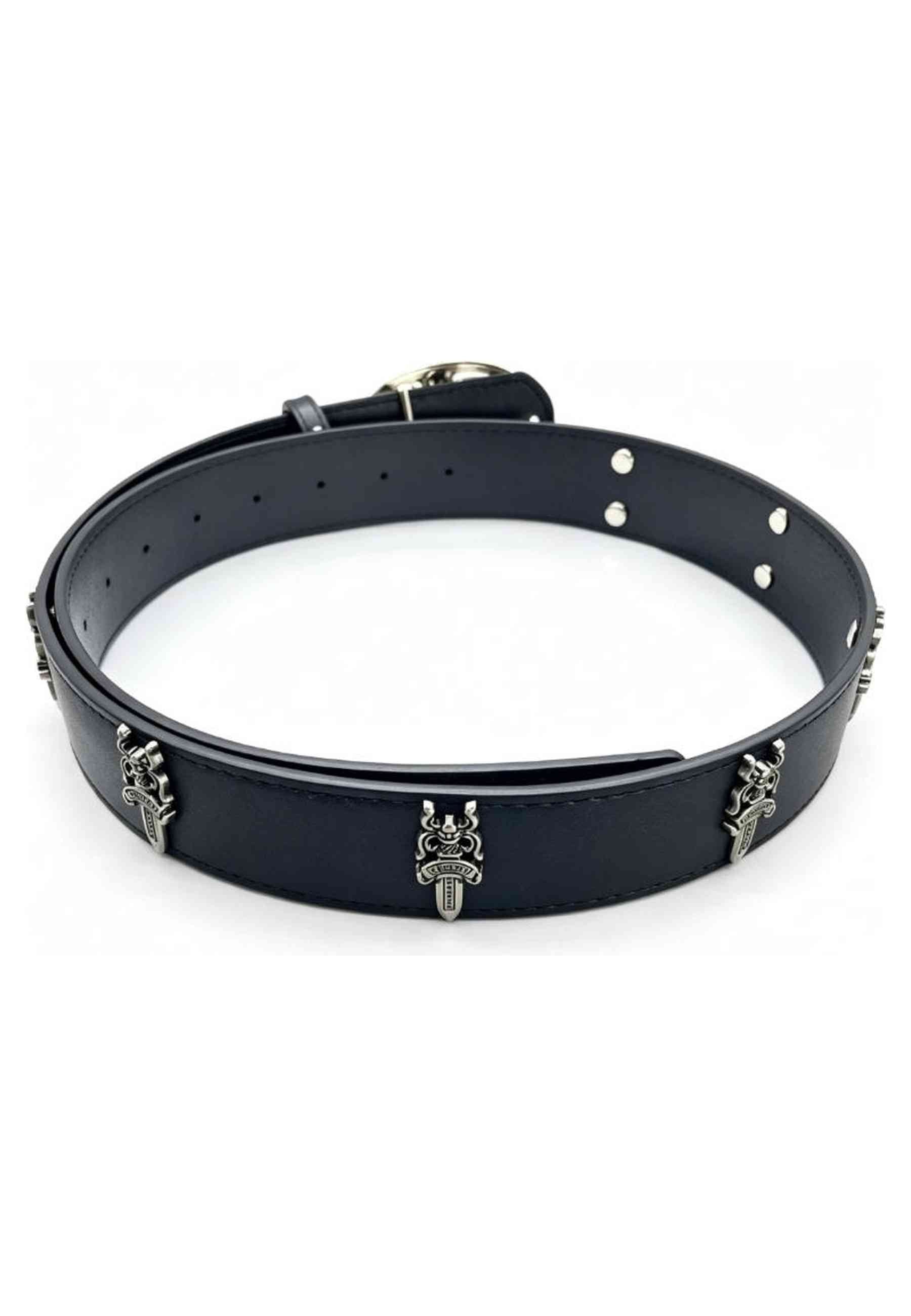 CINTURON NEGRO DAGGER LIS BUCKLE