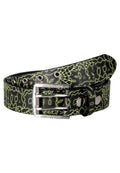 CINTURON SANTA CRUZ NEGRO GREEN WEB DUO BELT