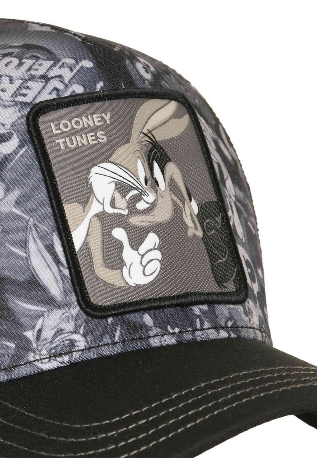 GORRA CAPSLAB NEGRA BUGS/DAFFY DUO TRUCKER CAP