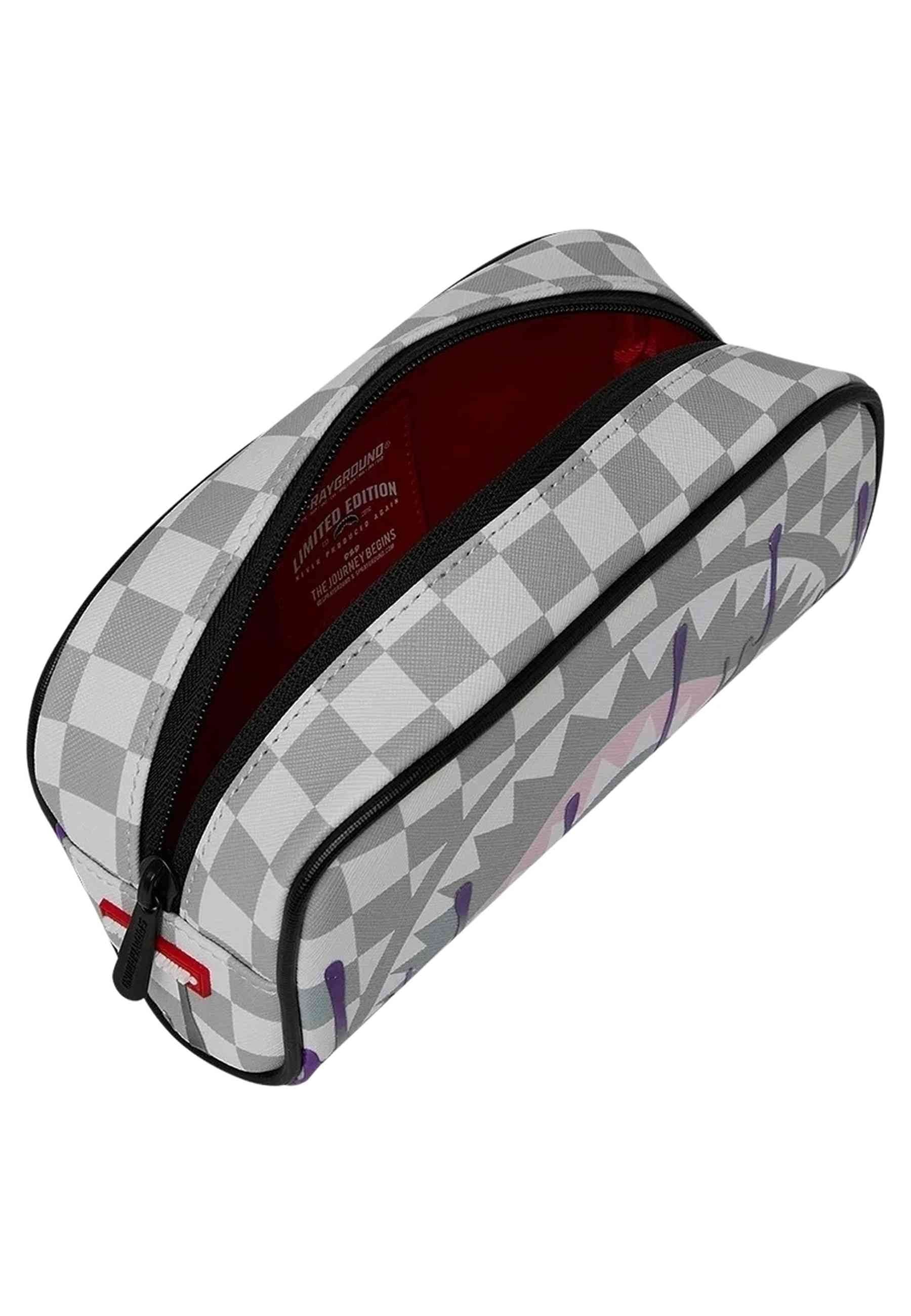 ESTUCHE SPRAYGROUND BLANCO CREAM SPACE DRIP POUCH