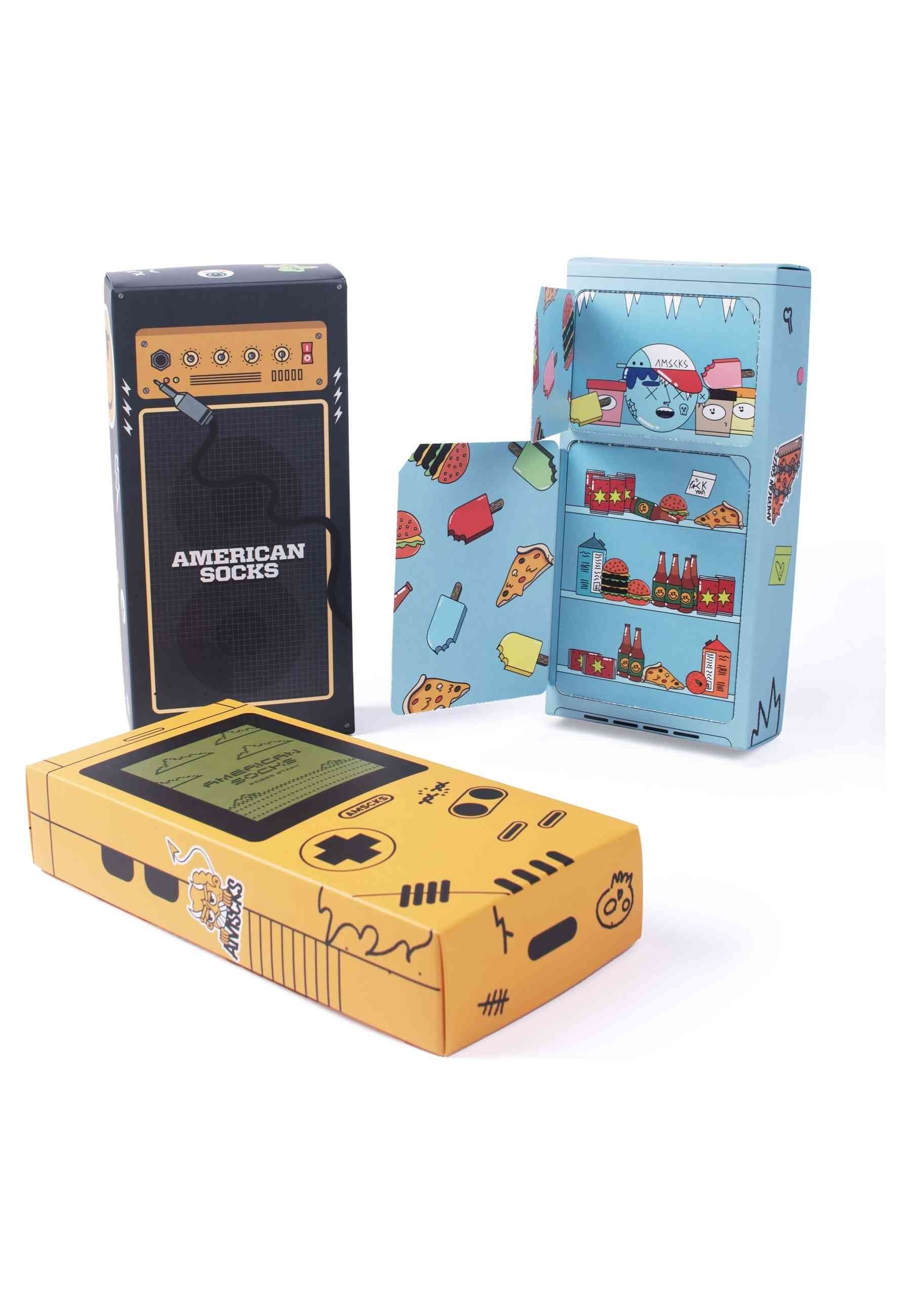 GIFT BOX AMERICAN SOCKS FRISTY FRIDGE SIGNATURE MID HIGH