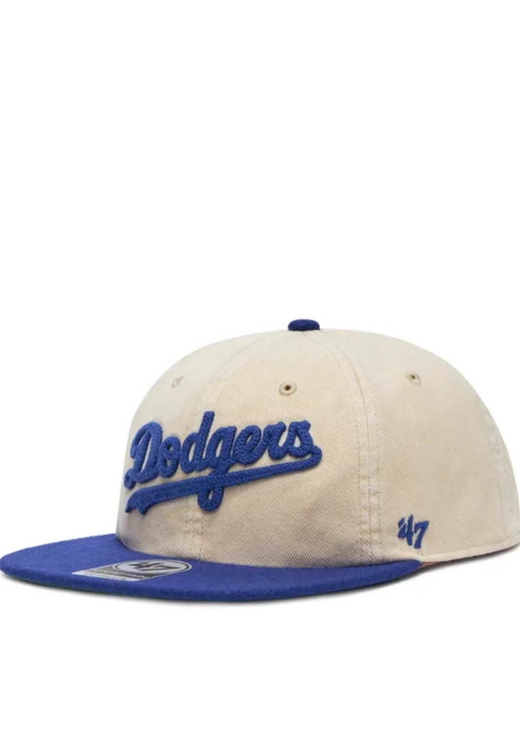 GORRA 47 BRAND BEIGE LOS ANGELES DODGERS UNSTRUCTURED CAPTAIN CAP