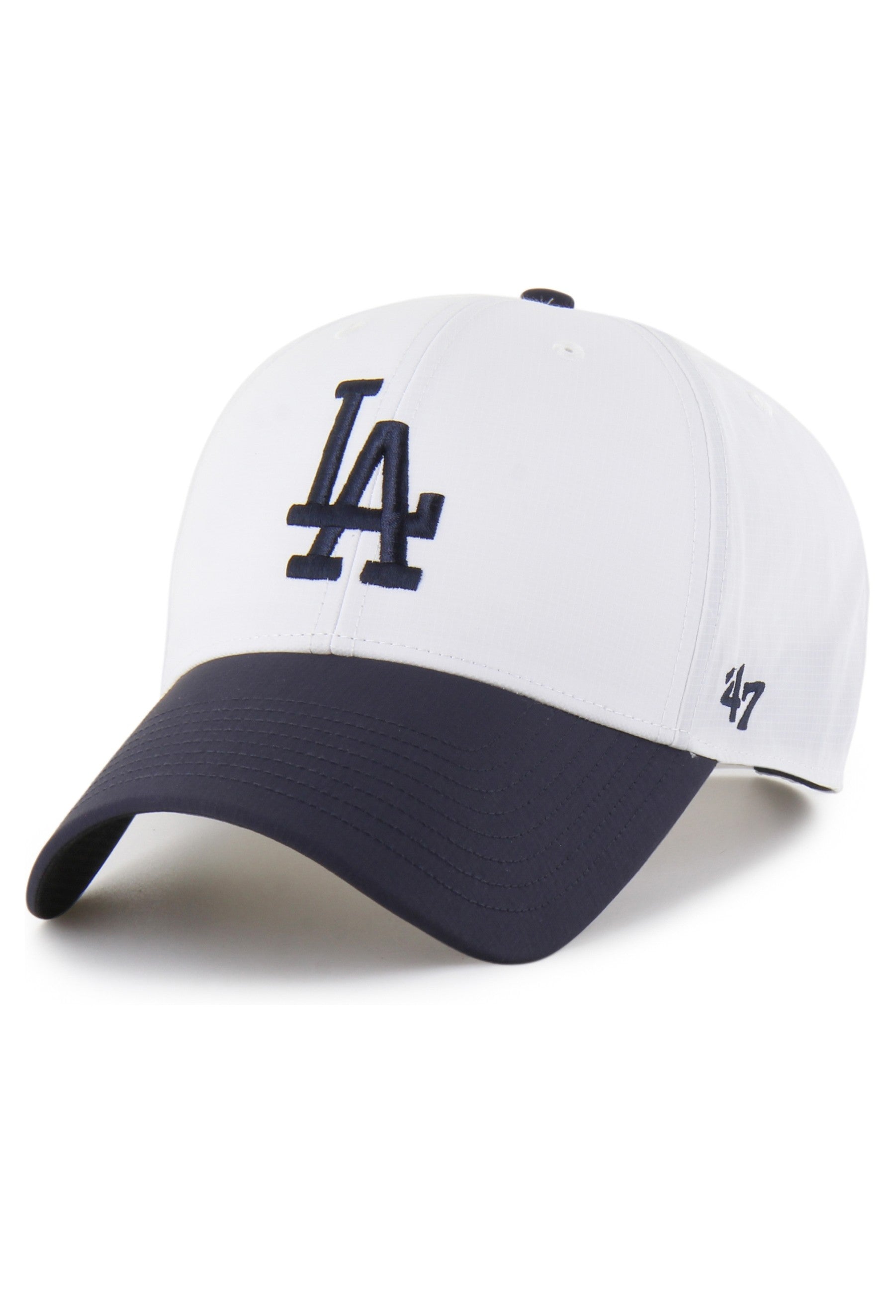 GORRA 47 BRAND BLANCA DODGERS BRRR TECHNOLOGY TRUCKER CAP