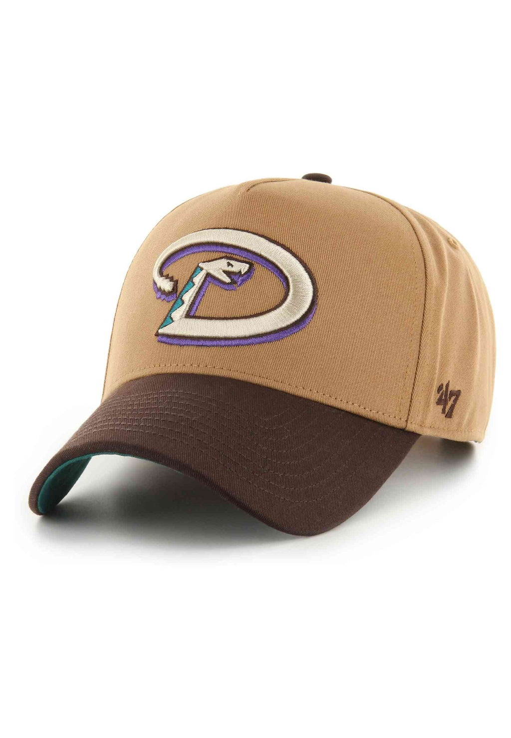 GORRA 47 BRAND CAMEL ARIZONA DIAMONDBACKS SIDE PATCH MVP CAP