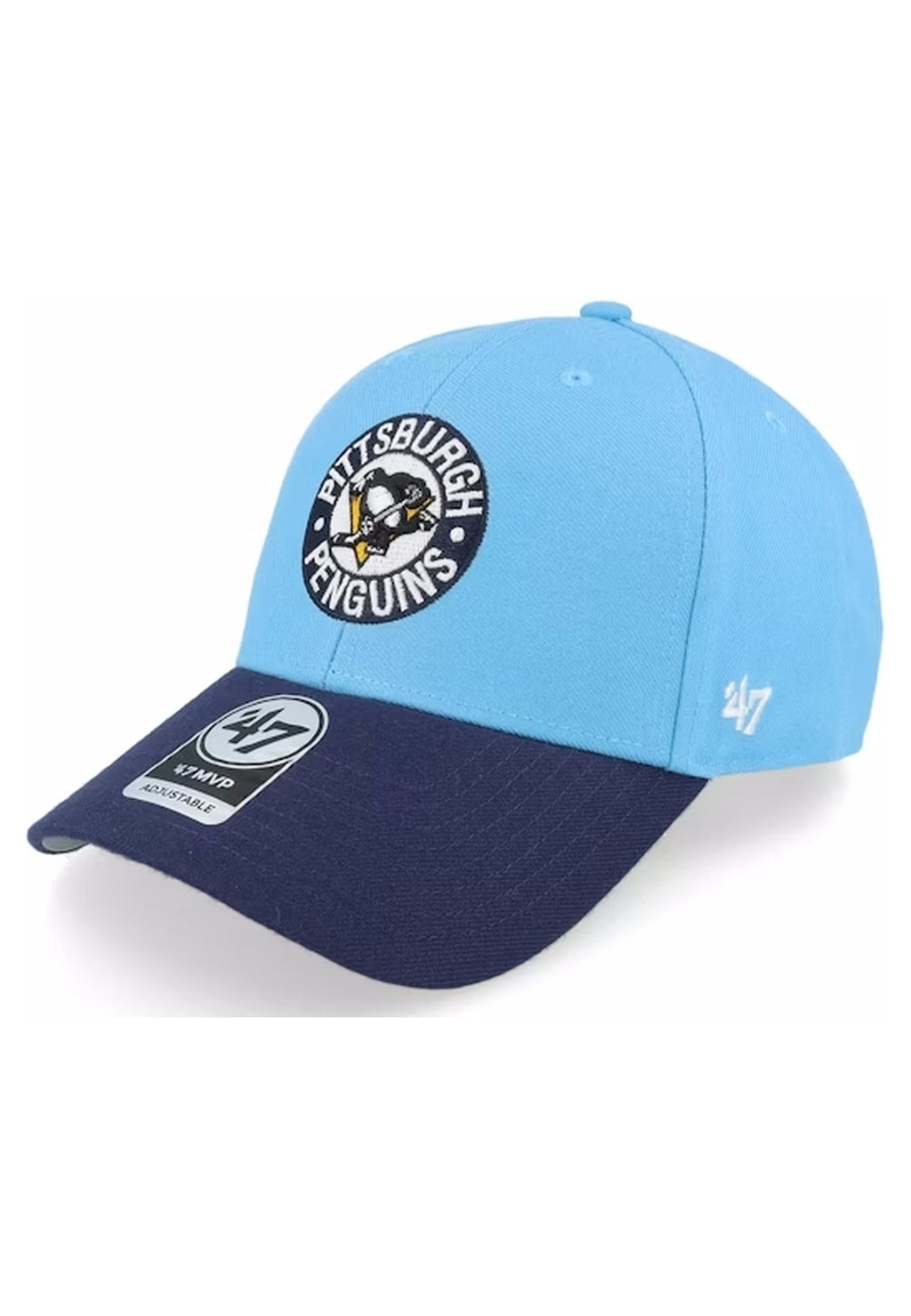 GORRA 47 BRAND CELESTE PITTSBURG PENGUINS MVP TRUCKER CAP