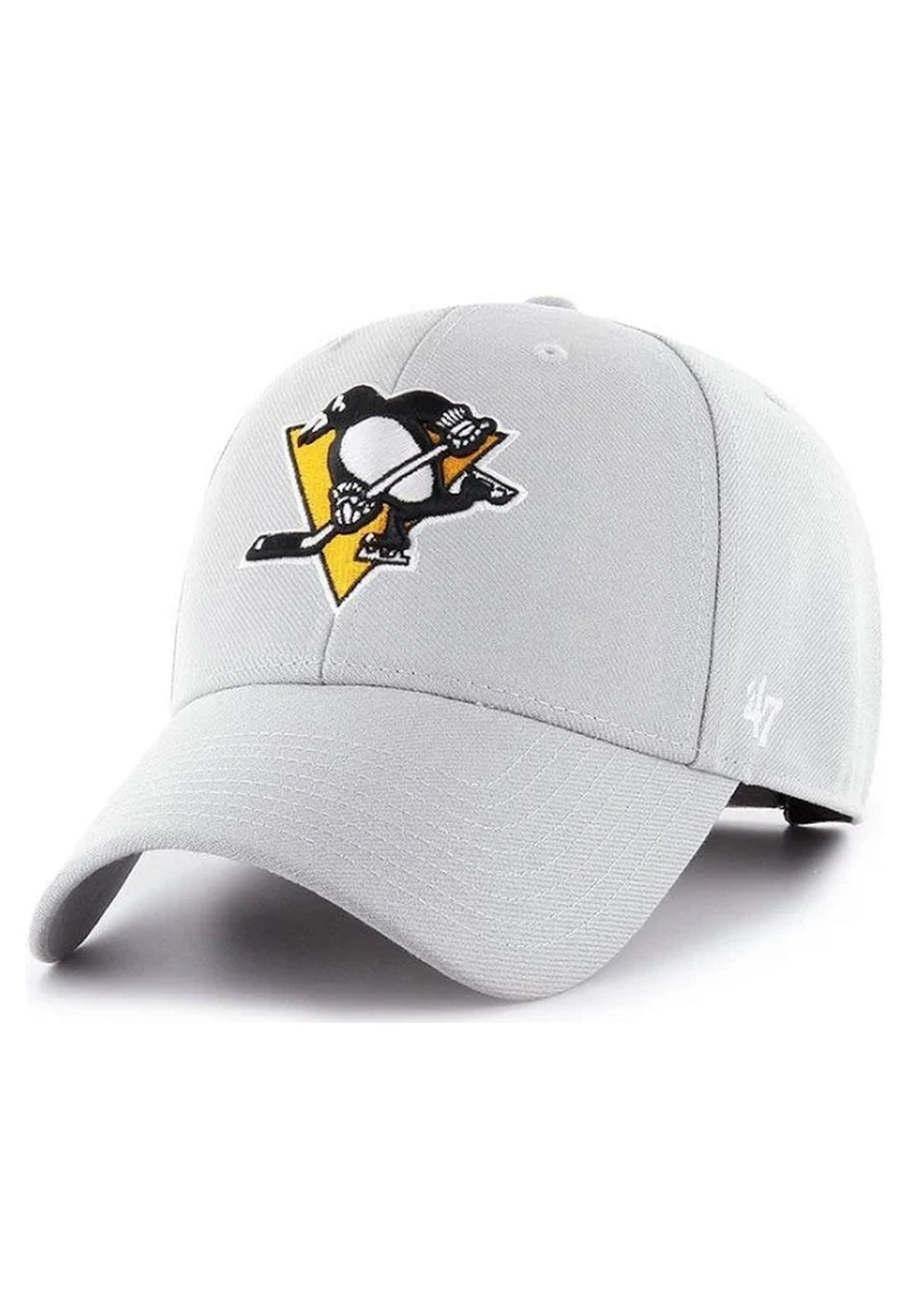 GORRA 47 BRAND GRIS PITSSBURG PENGUINS MVP CAP