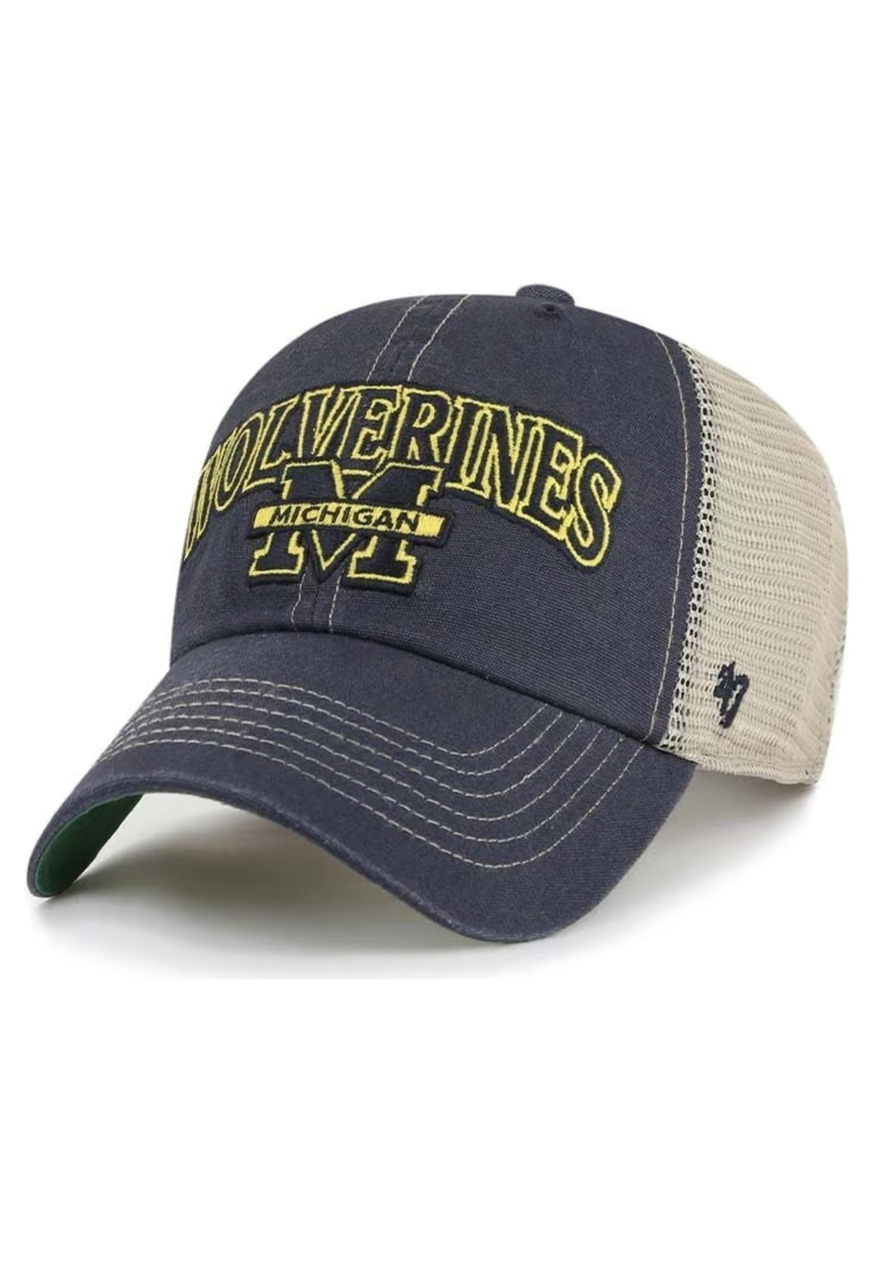 GORRA 47 BRAND MARINO MICHIGAN WOLVERINES TUSCALOOSA CLEAN UP
