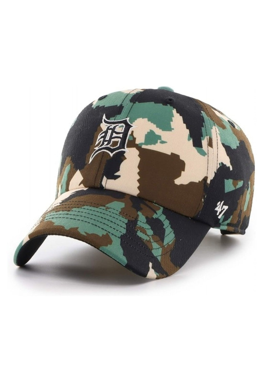 GORRA 47 BRAND MARRON CAMUFLAJE DETROIT TIGERS TRUCKER CAP - AREA ZERO