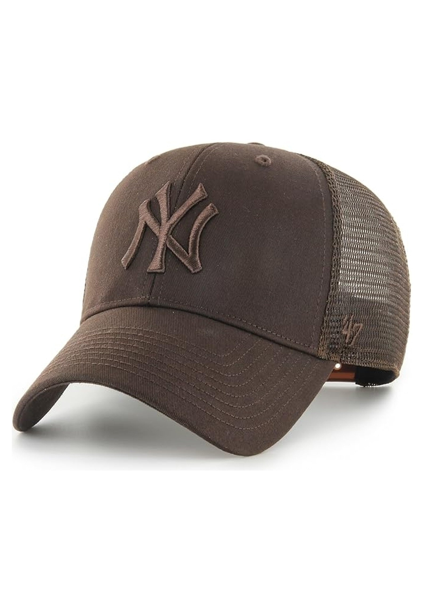 GORRA 47 BRAND MARRON YANKEES TONED LOGO BRANSON MVP TRUCKER CAP