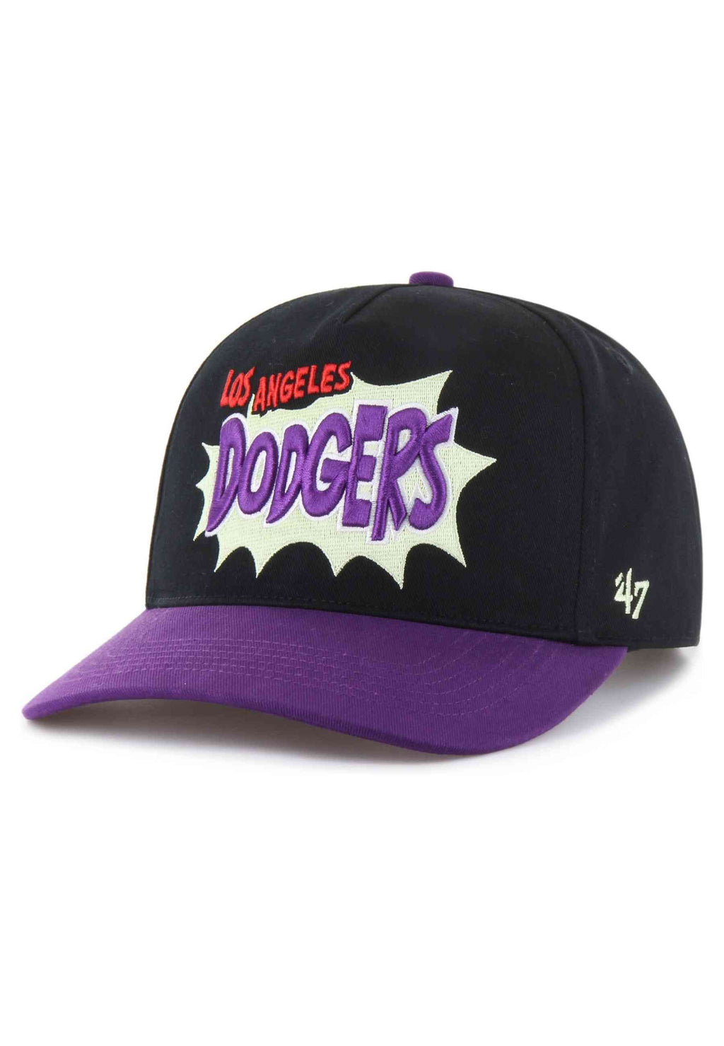 GORRA 47 BRAND NEGRA DODGERS BOOM LOGO HITCH CAP