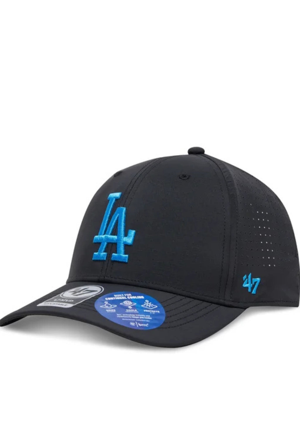 GORRA 47 BRAND NEGRA DODGERS BRRR TRUCKER CAP