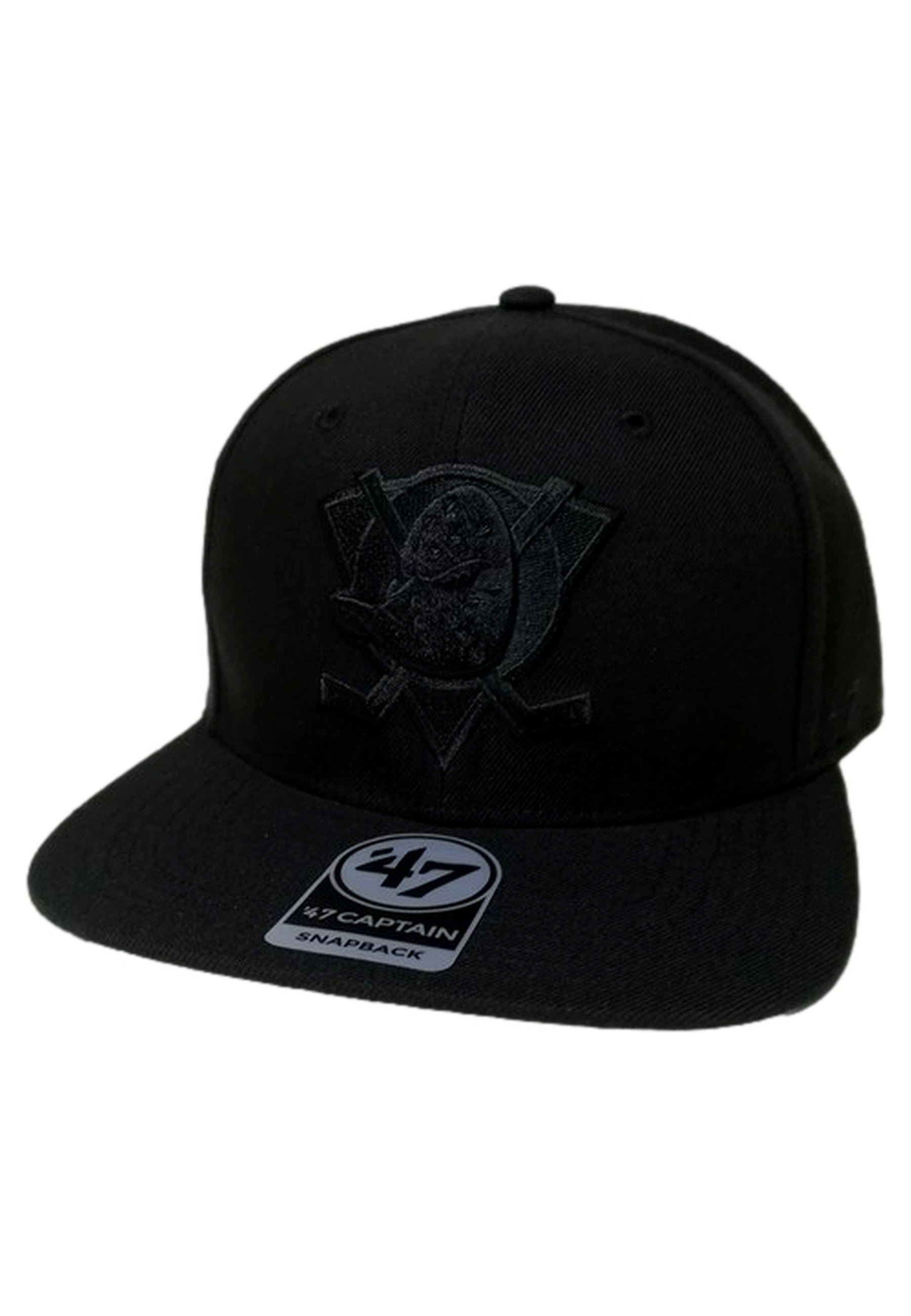 GORRA 47 BRAND NEGRA DUCKS BLACK ON BLACK CAPTAIN