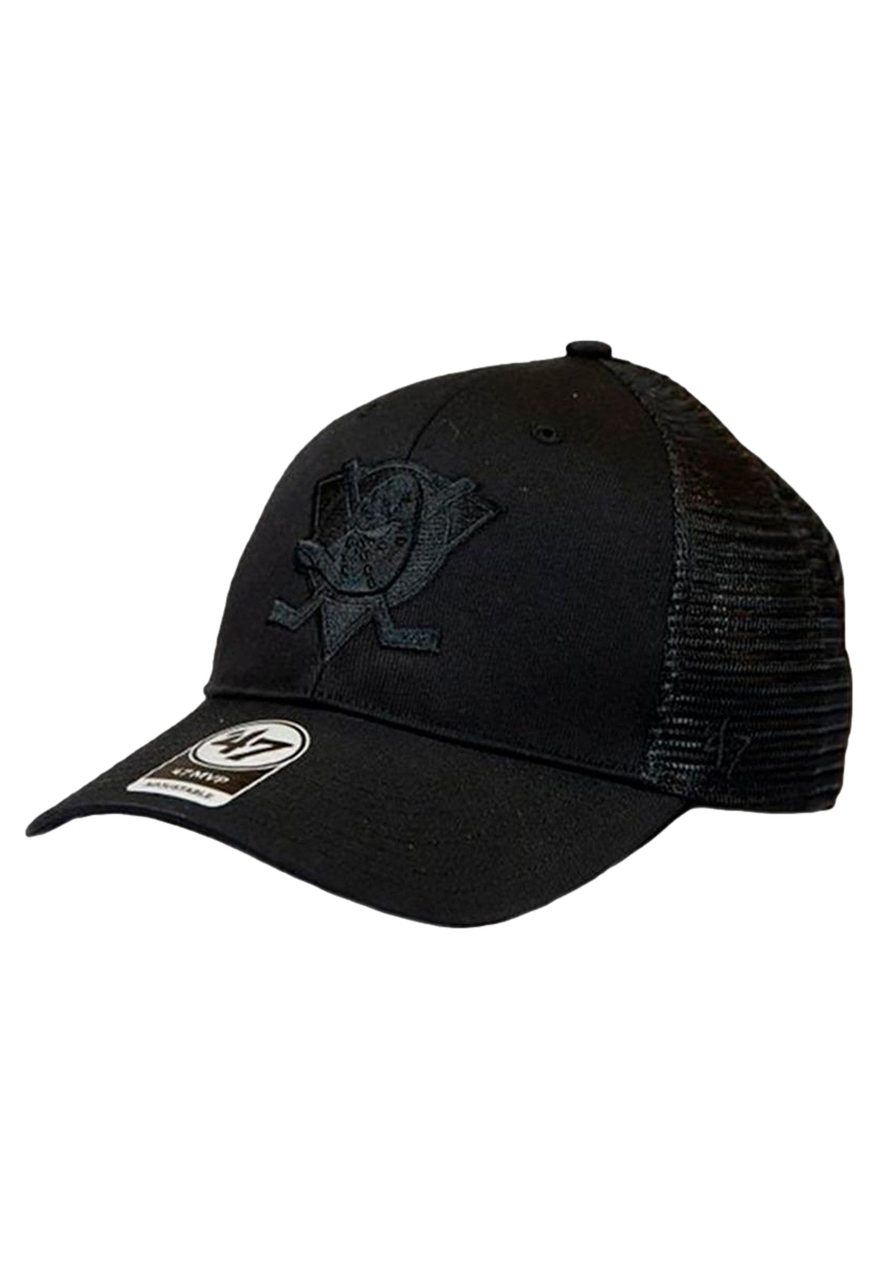 GORRA 47 BRAND NEGRA DUCKS BLACK ON BLACK TRUCKER