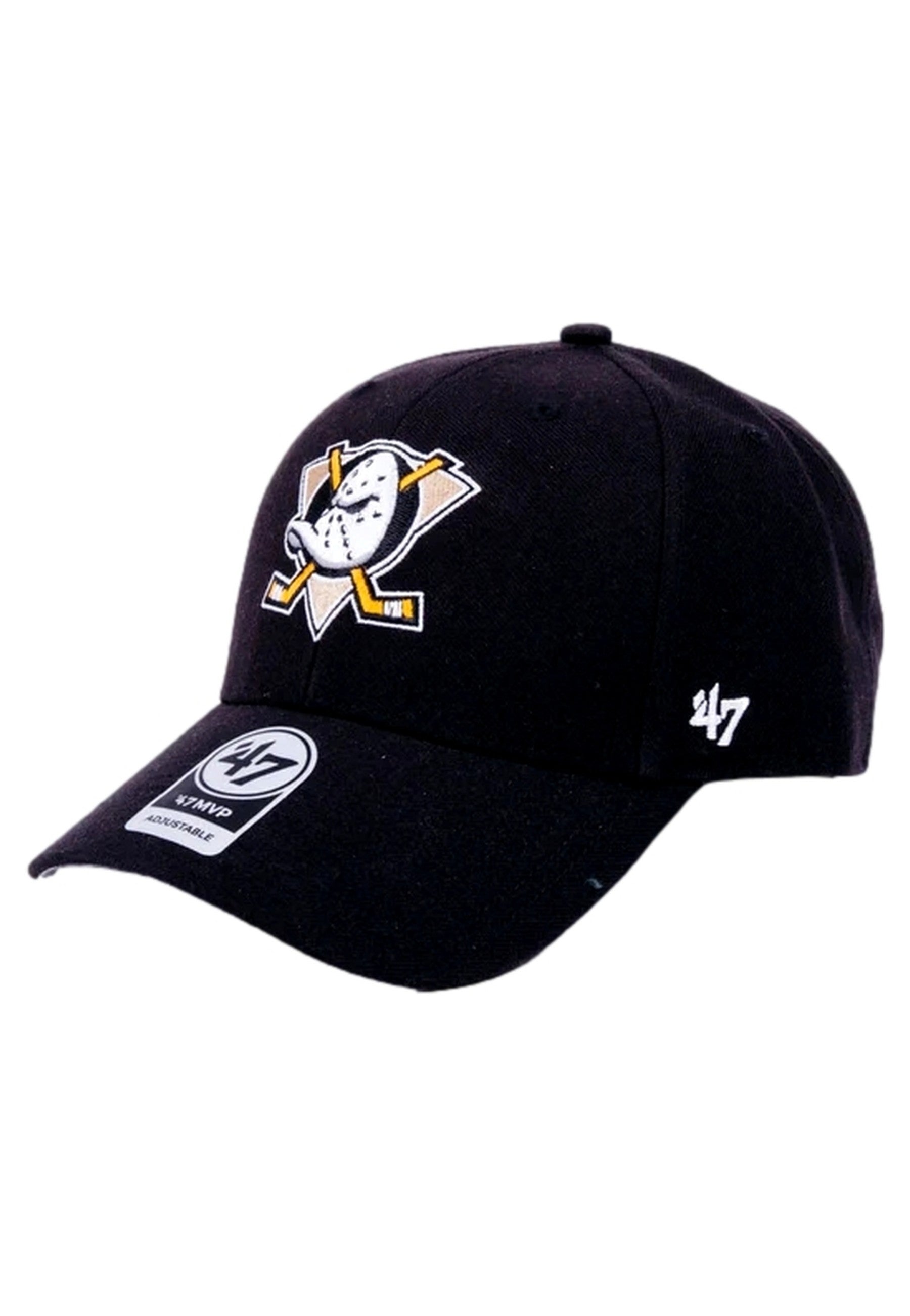 GORRA 47 BRAND NEGRA DUCKS MVP SIDE LOGO CAP