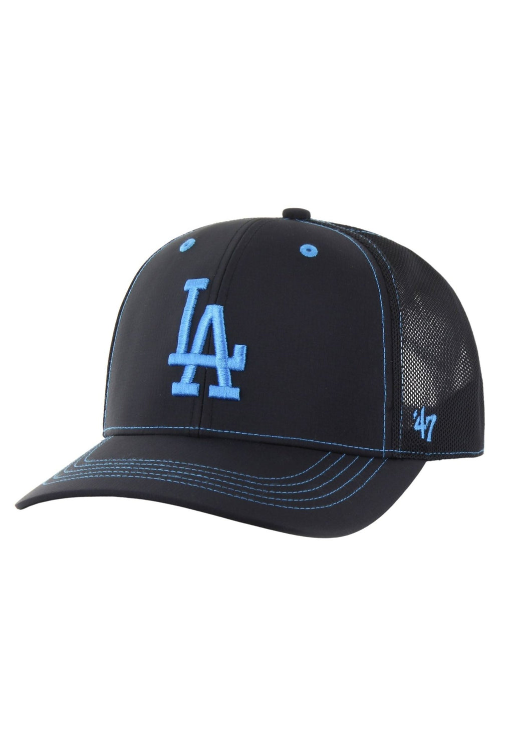 GORRA 47 BRAND NEGRA LOS ANGELES DODGERS BRRR TRUCKER CAP - AREA ZERO