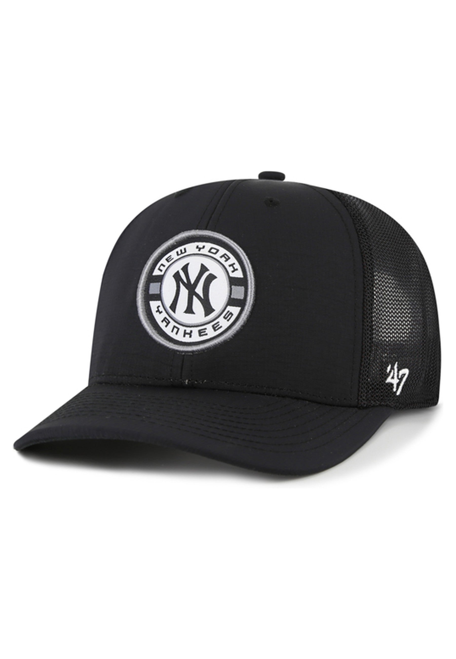 GORRA 47 BRAND NEGRA NY YANKEES STRAND TRUCKER CAP