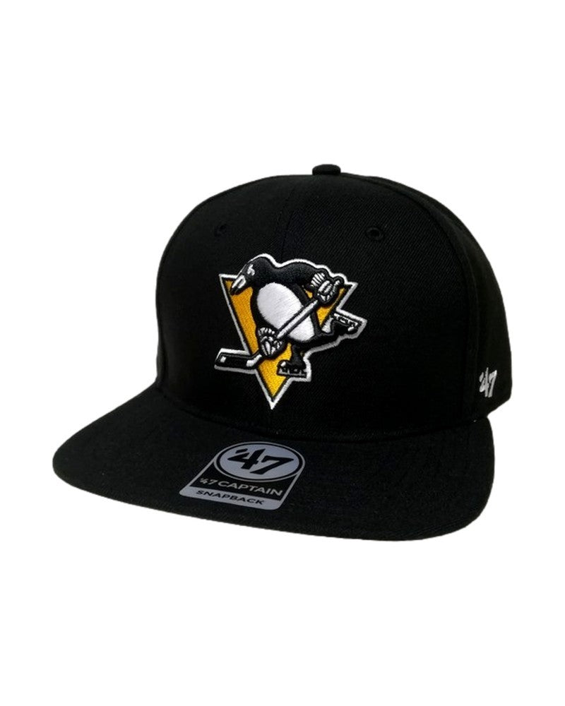 GORRA 47 BRAND NEGRA PENGUINS CAPTAIN