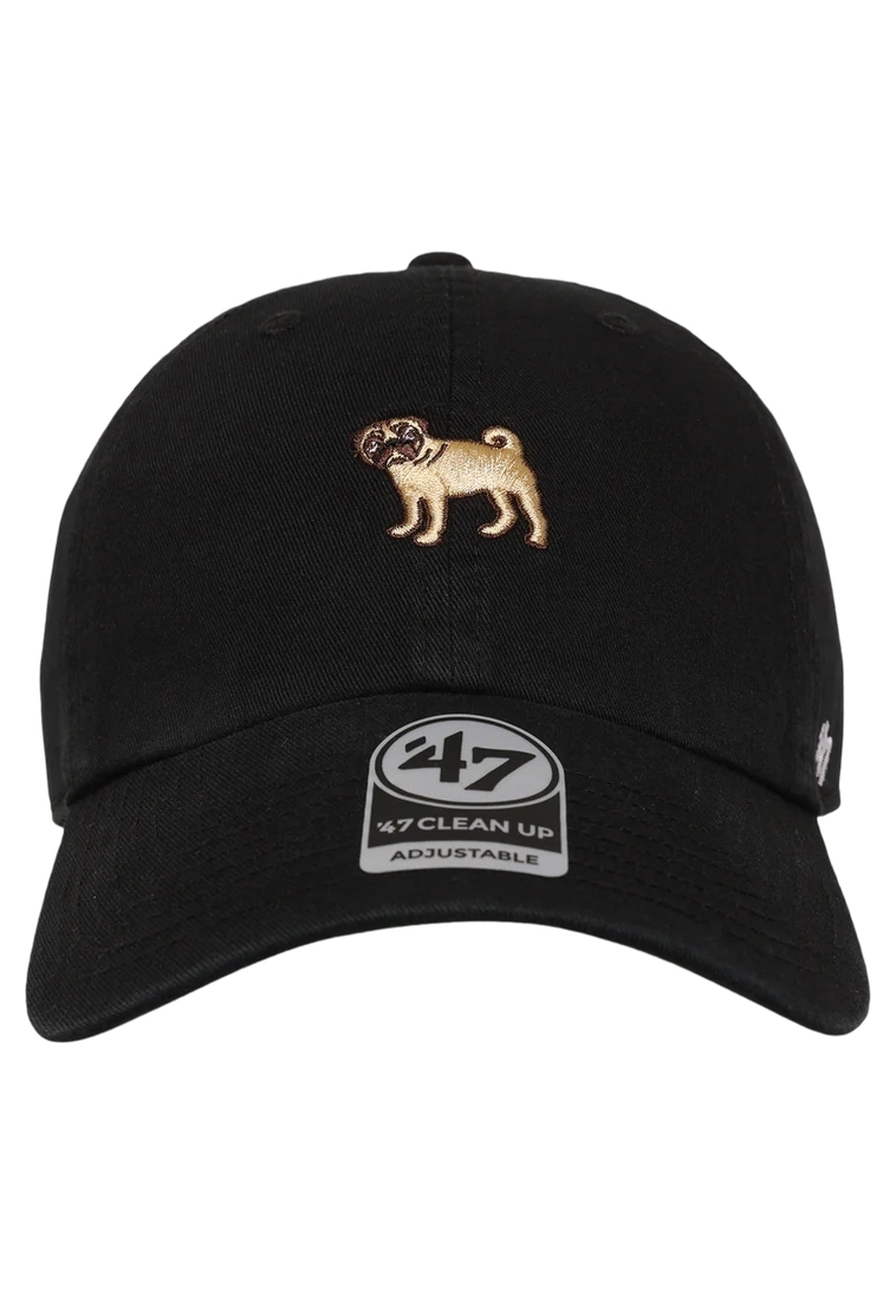 GORRA 47 BRAND CARLINO PUG NEGRA BASE RUNNER CLEAN UP