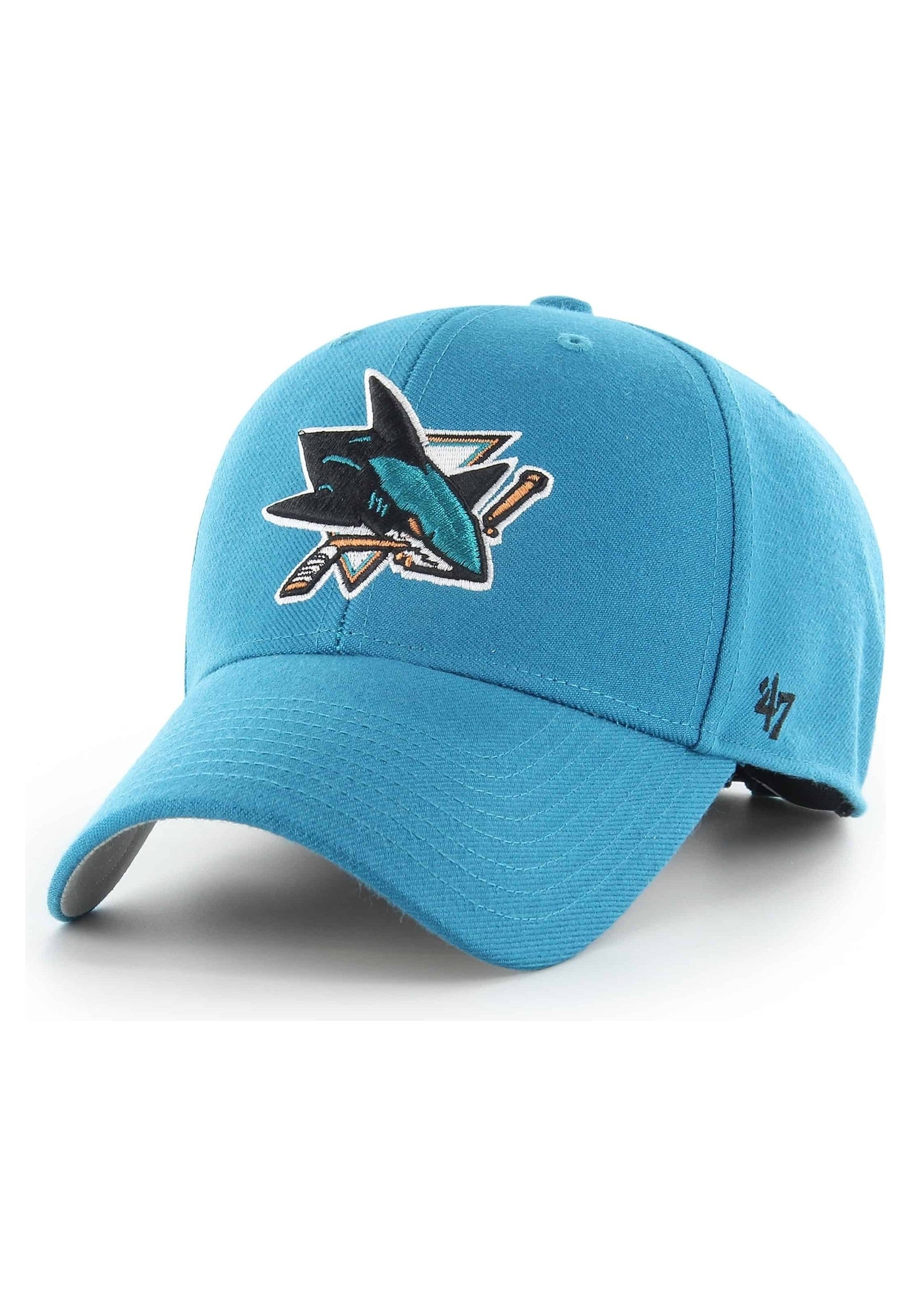 GORRA 47 BRAND TURQUESA SAN JOSE SHARKS DARK TEAL MVP CAP