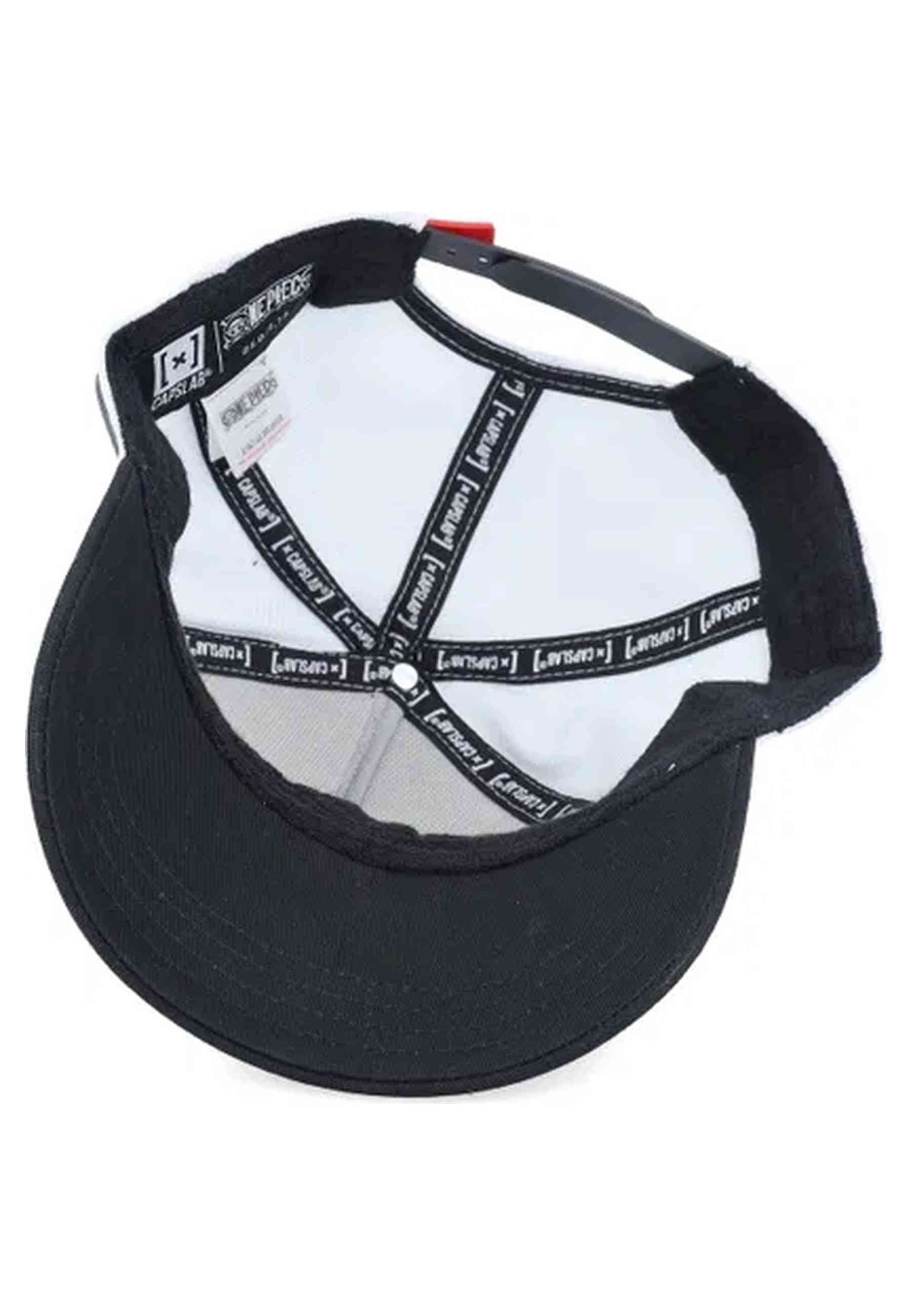 GORRA CAPSLAB BEIGE ONE PIECE SKULL TRUCKER CAP