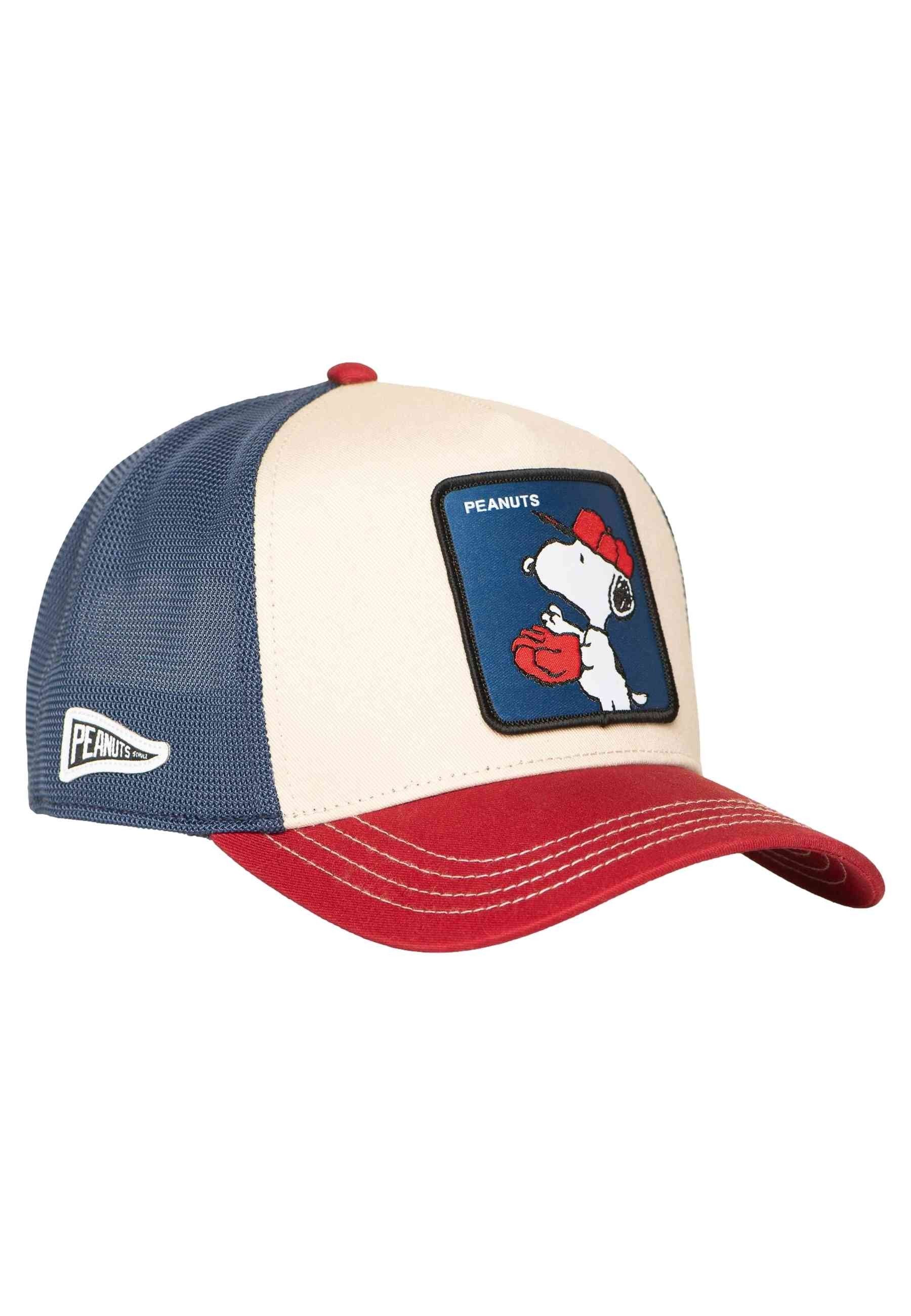GORRA CAPSLAB BEIGE SNOOPY PEA6 VA2 TRUCKER CAP