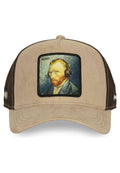 GORRA CAPSLAB BEIGE VAN GOGH MONO TRUCKER CAP