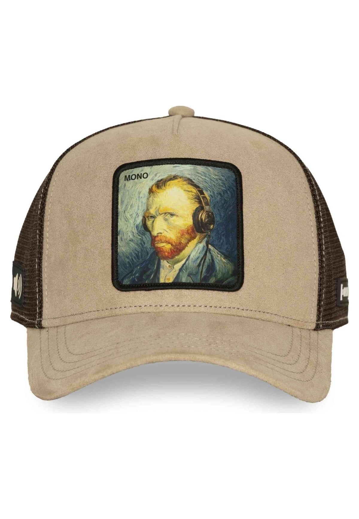 GORRA CAPSLAB BEIGE VAN GOGH MONO TRUCKER CAP