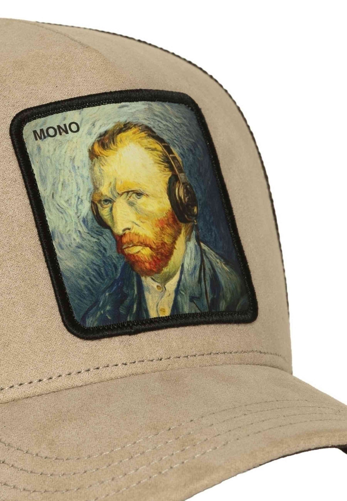 GORRA CAPSLAB BEIGE VAN GOGH MONO TRUCKER CAP