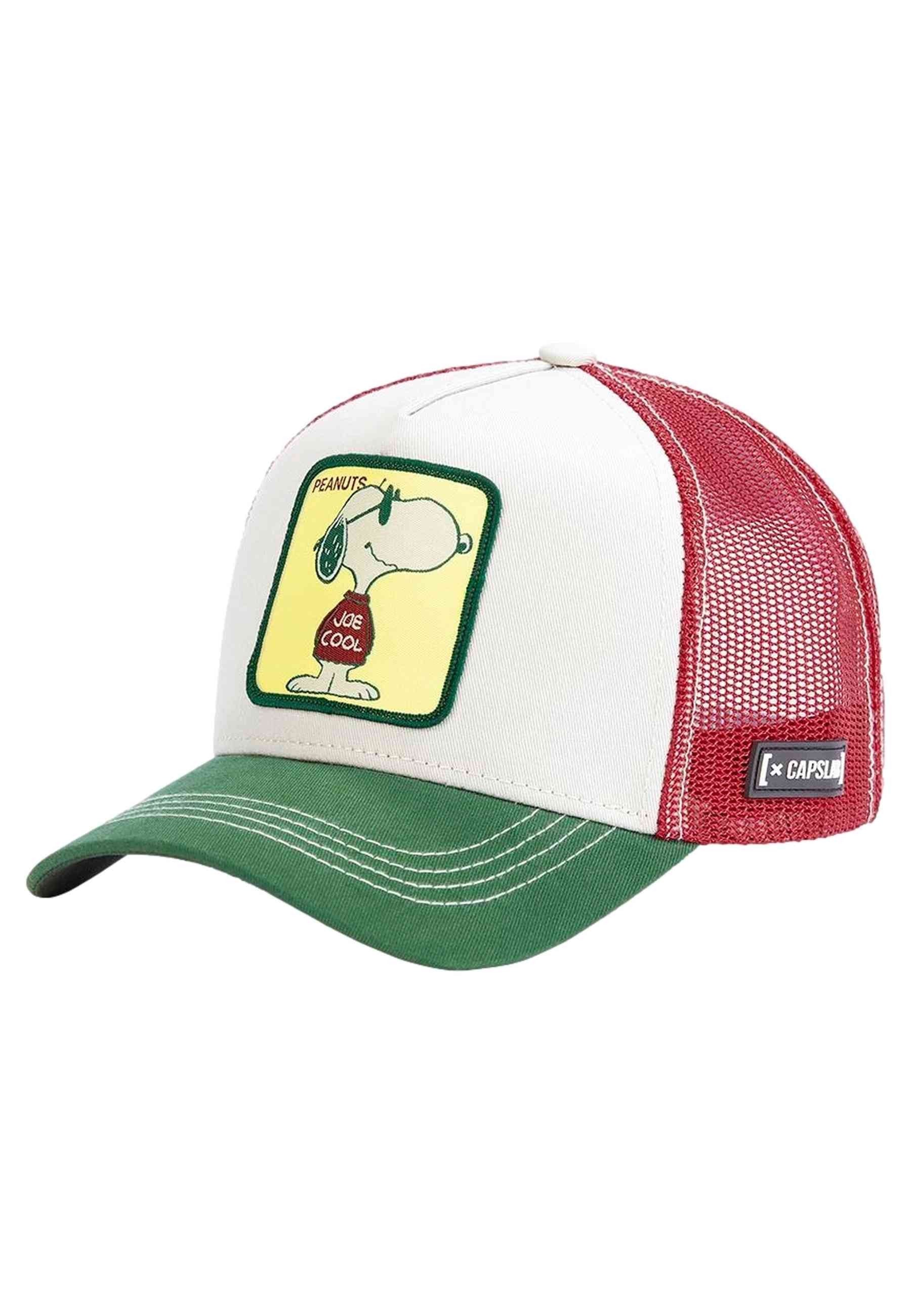 GORRA CAPSLAB BLANCA SNOOPY PEA JOE TRUCKER CAP