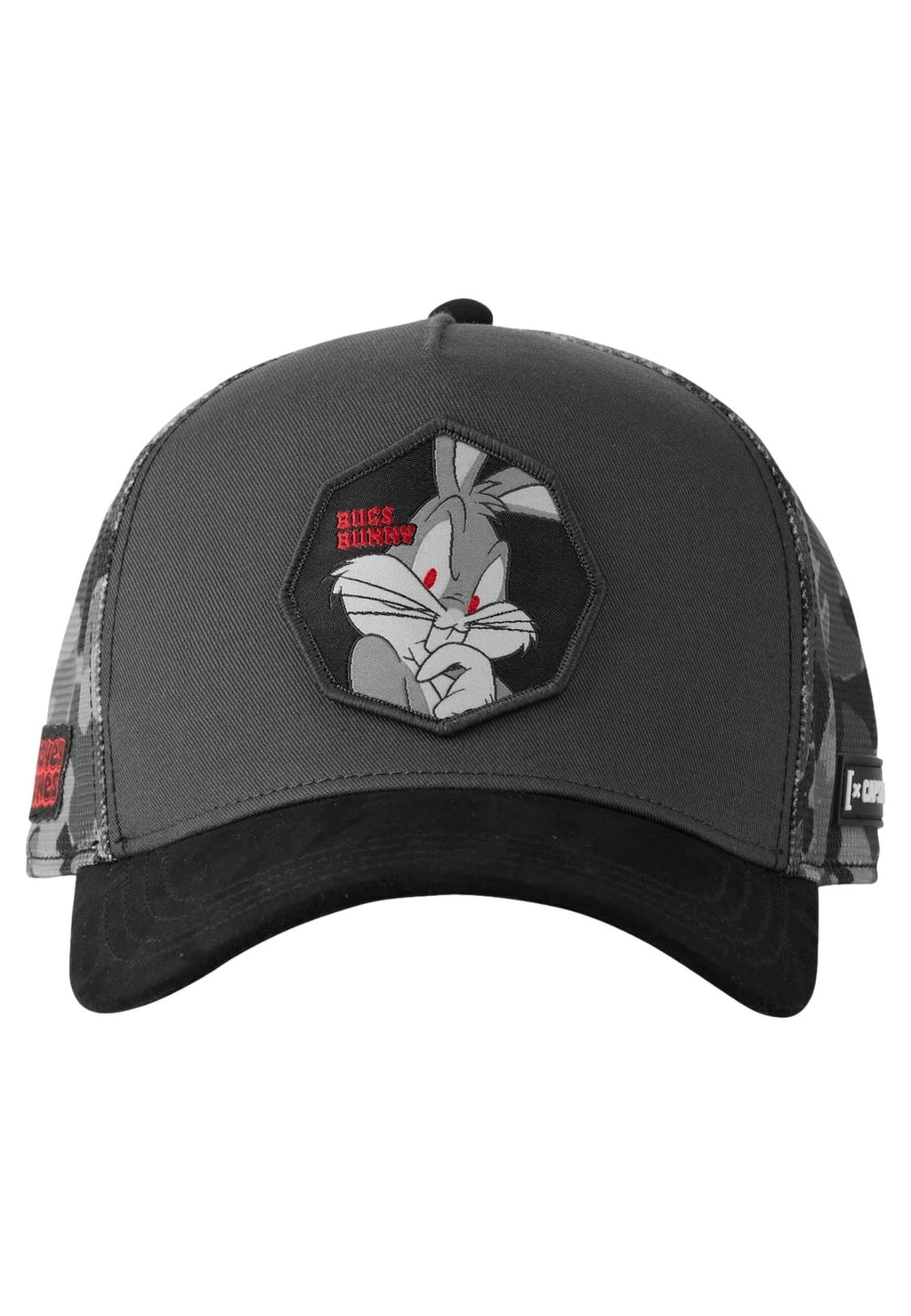 GORRA CAPSLAB GRIS BUGS BUNNY CAMUFLAJE BUG TRUCKER CAP - AREA ZERO